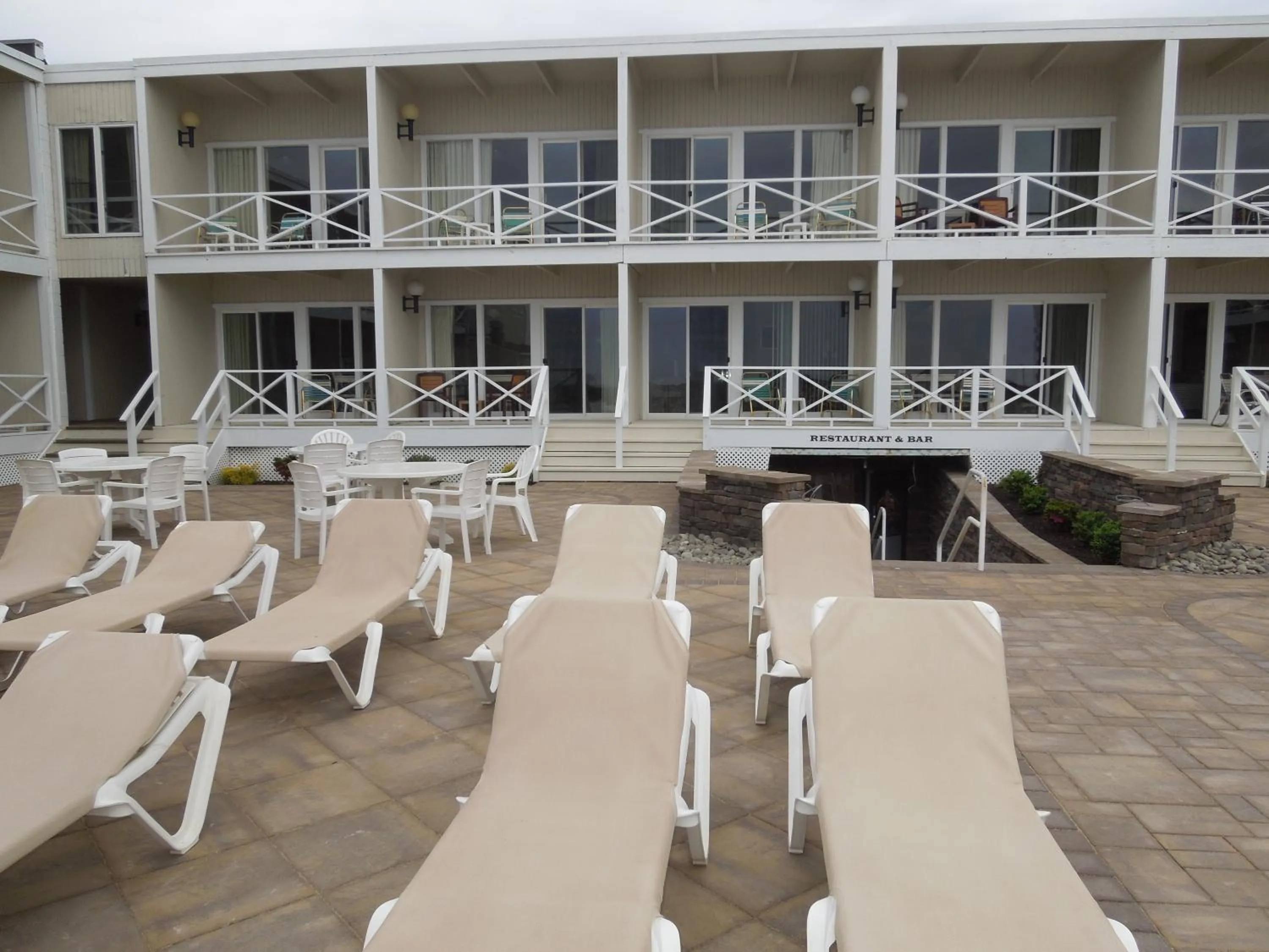 Patio in Royal Atlantic Beach Resort