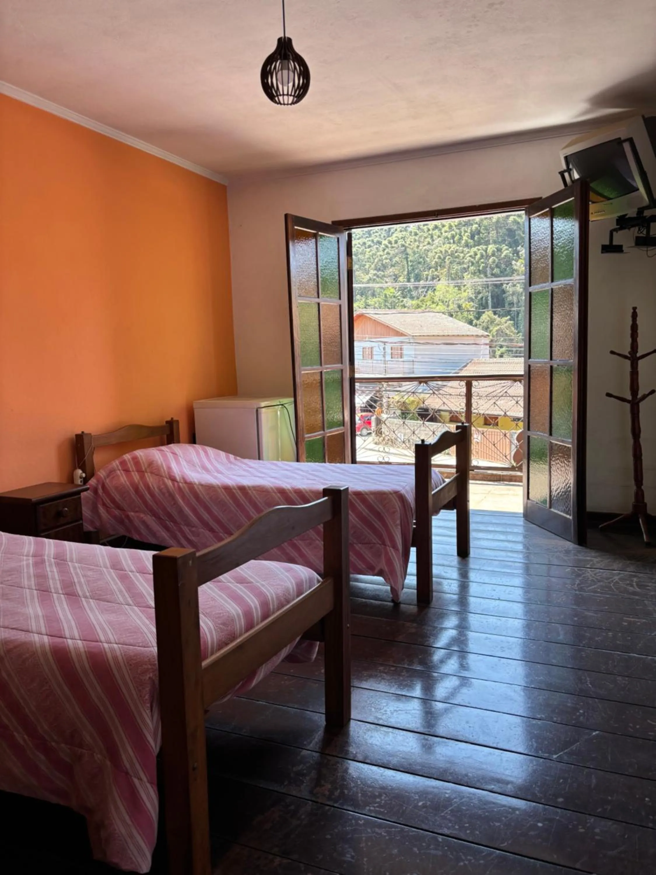 Bed in Pousada da Brigida