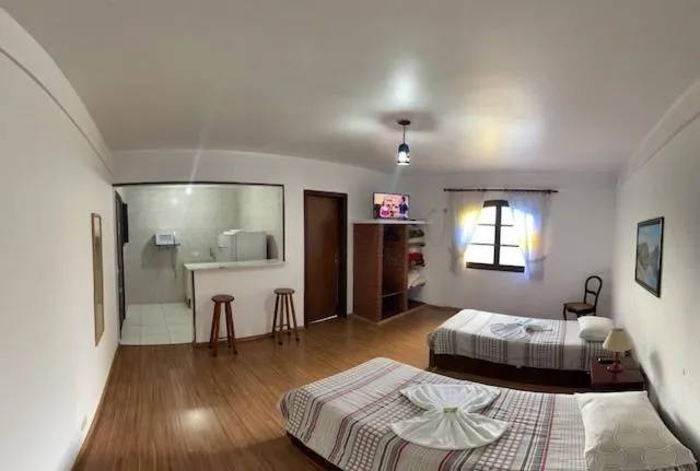 Bed in Pousada da Brigida