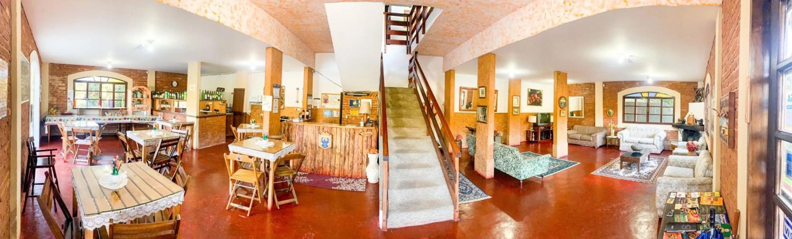 Lobby or reception in Pousada da Brigida