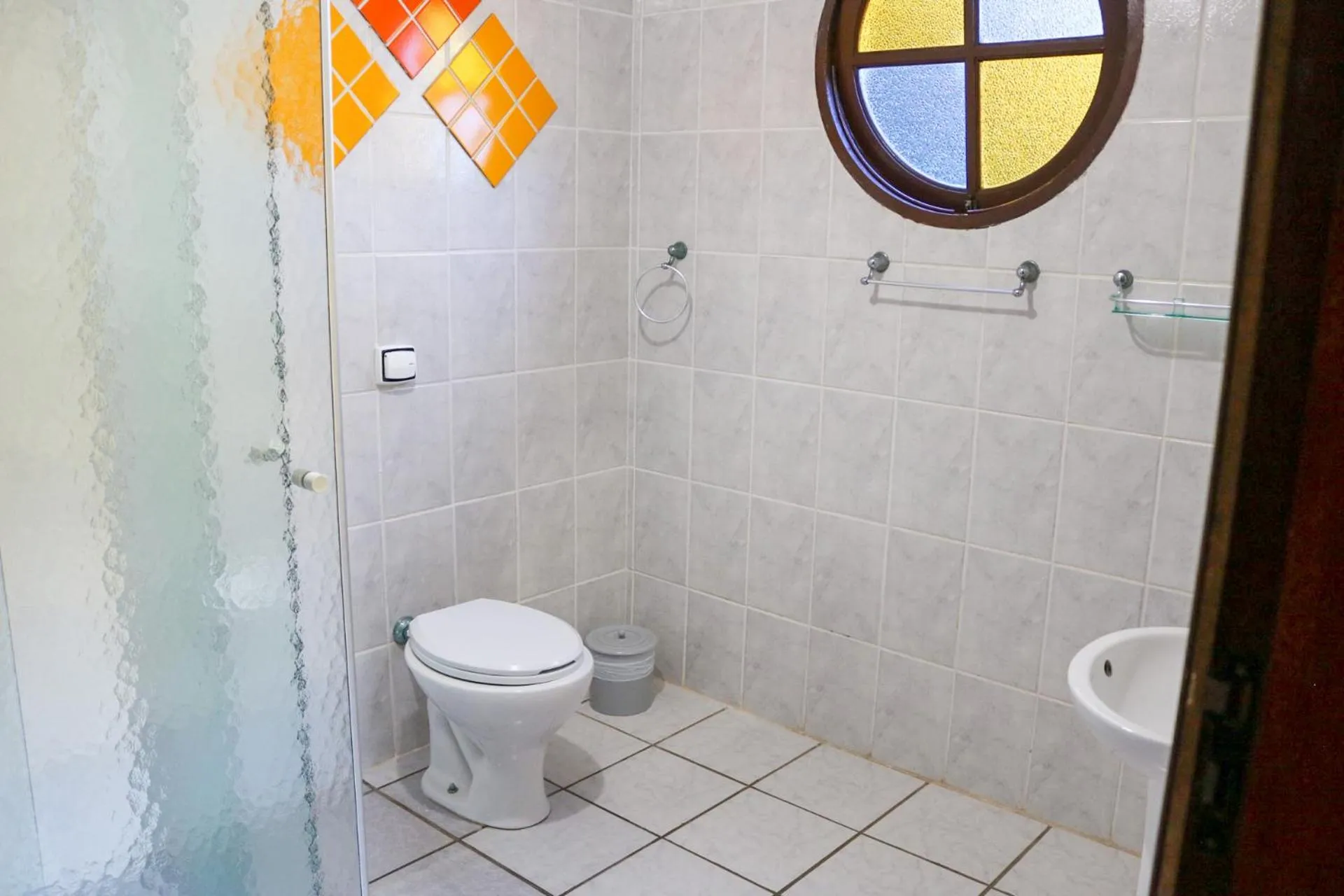 Bathroom in Pousada da Brigida