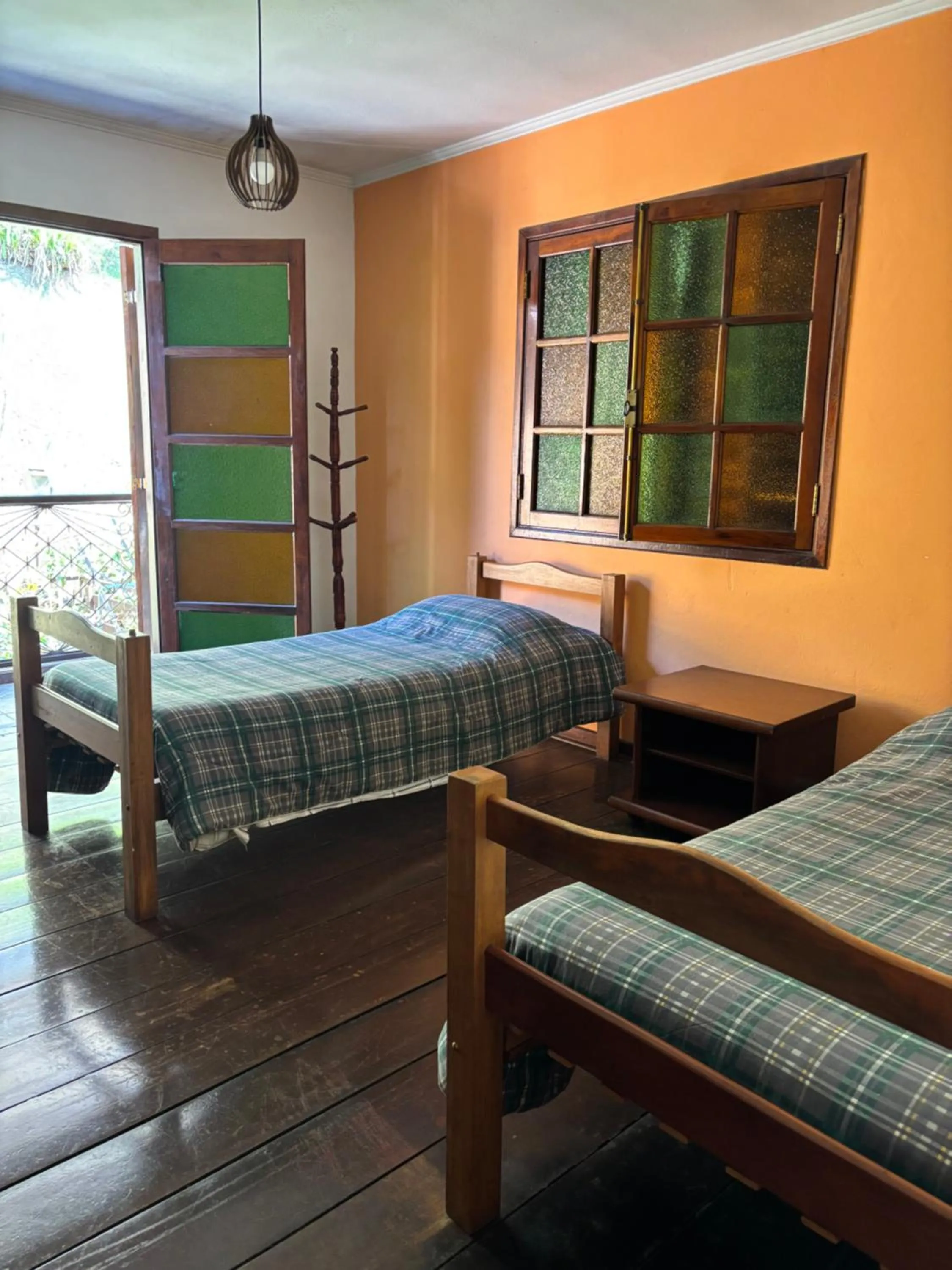 Bed in Pousada da Brigida