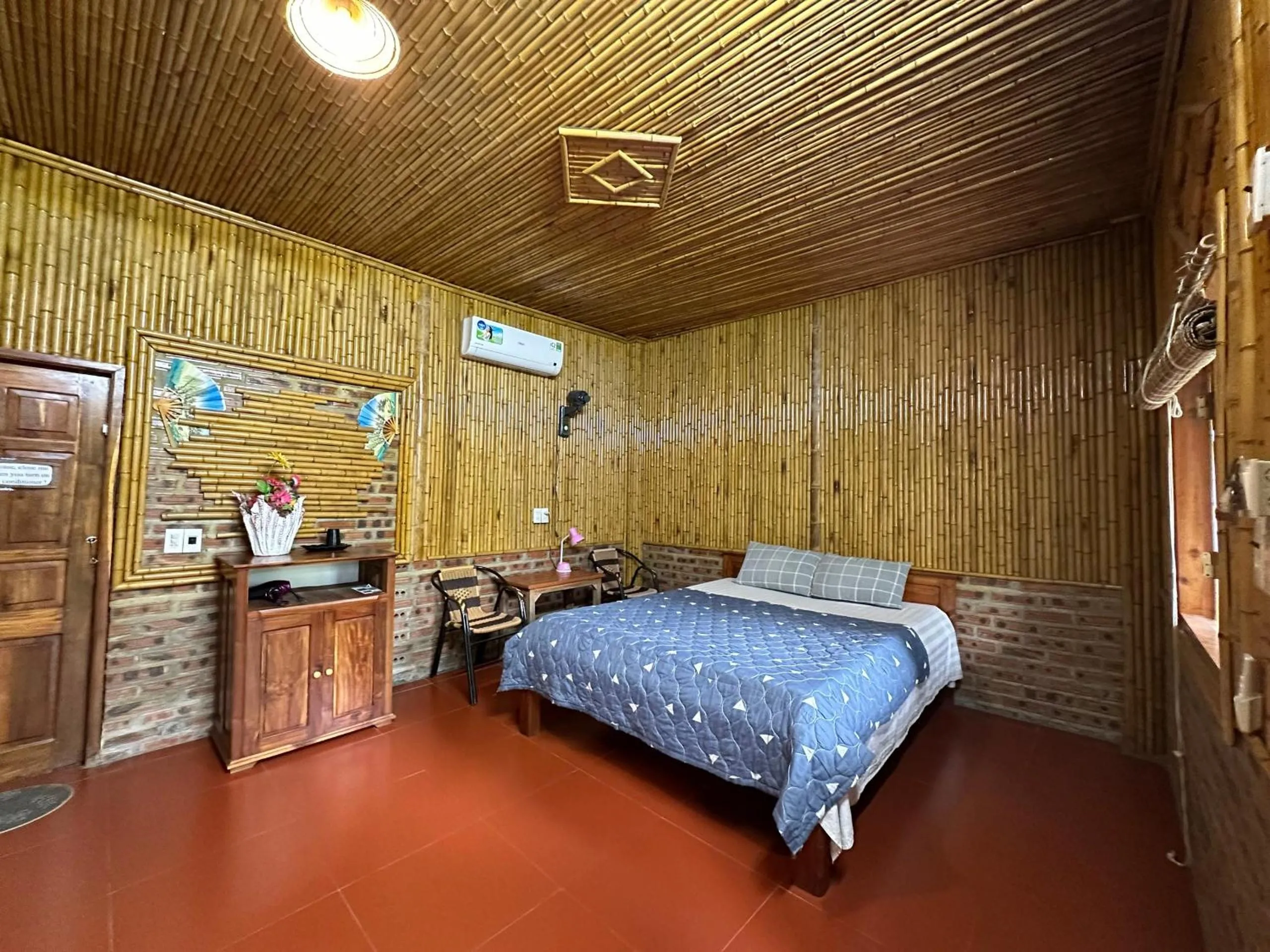 Bedroom, Bed in Ninh Binh Bamboo Farmstay