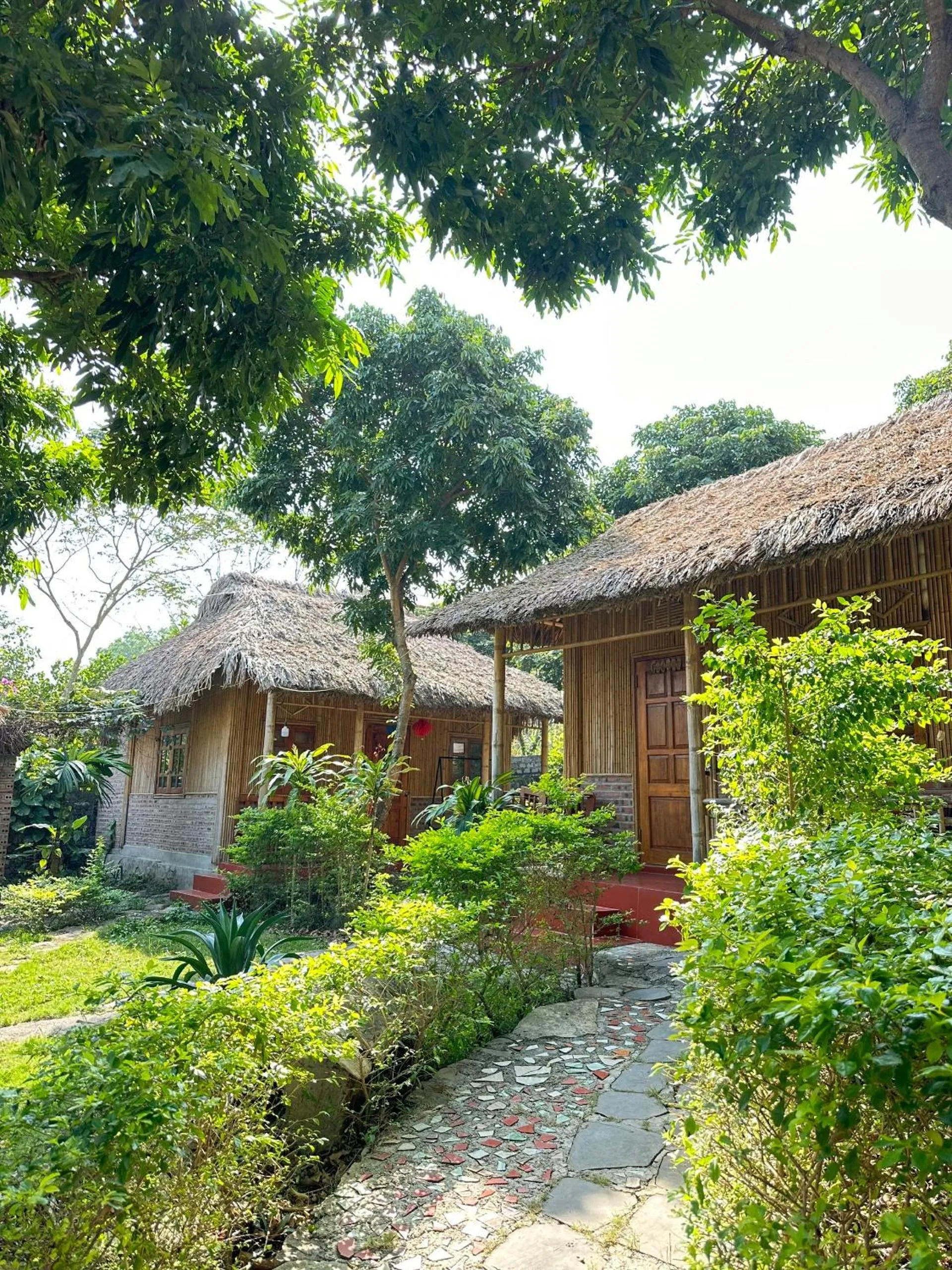Garden in Ninh Binh Bamboo Farmstay