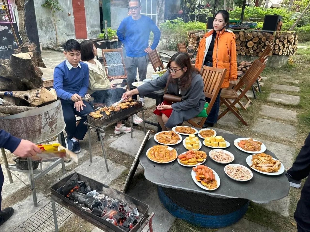Restaurant/places to eat in Ninh Binh Bamboo Farmstay