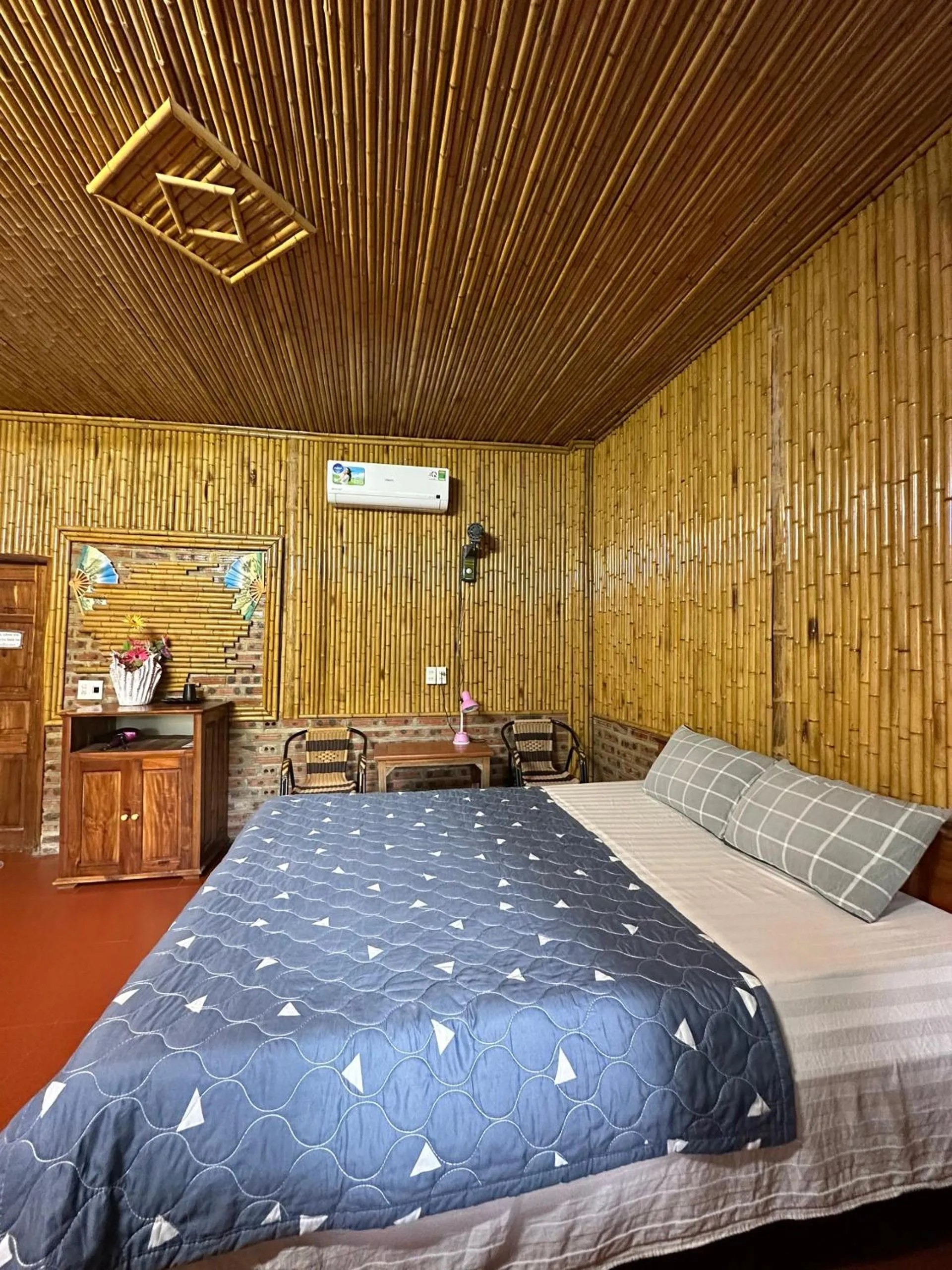Bed in Ninh Binh Bamboo Farmstay