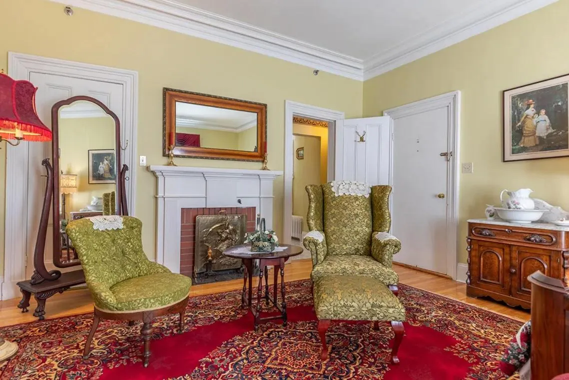 Seating area in Fitzroy Hall