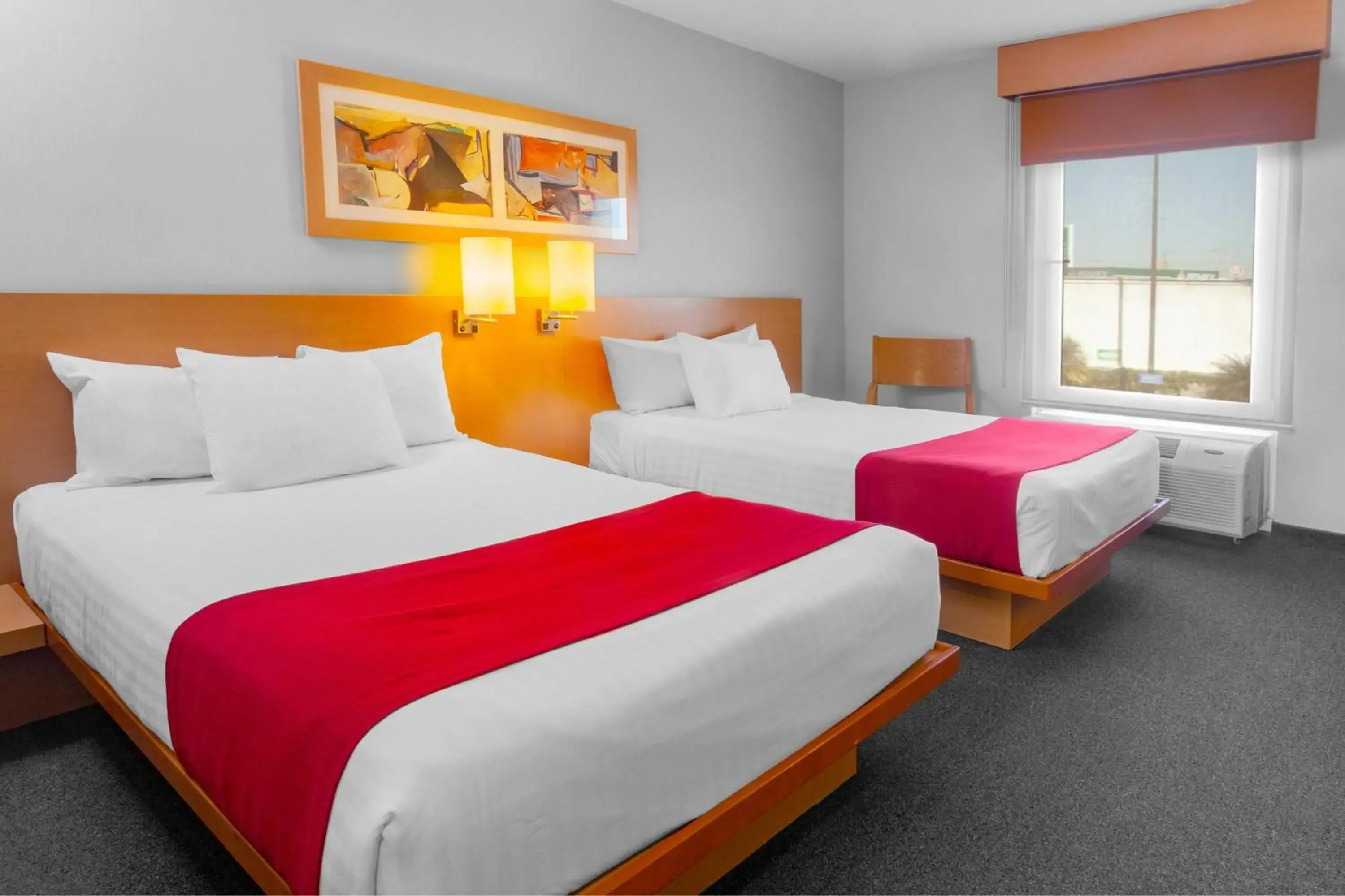 Double Room with Two Double Beds in City Express by Marriott Celaya Parque Double Room with Two Double Beds in City Express by Marriott Celaya Parque