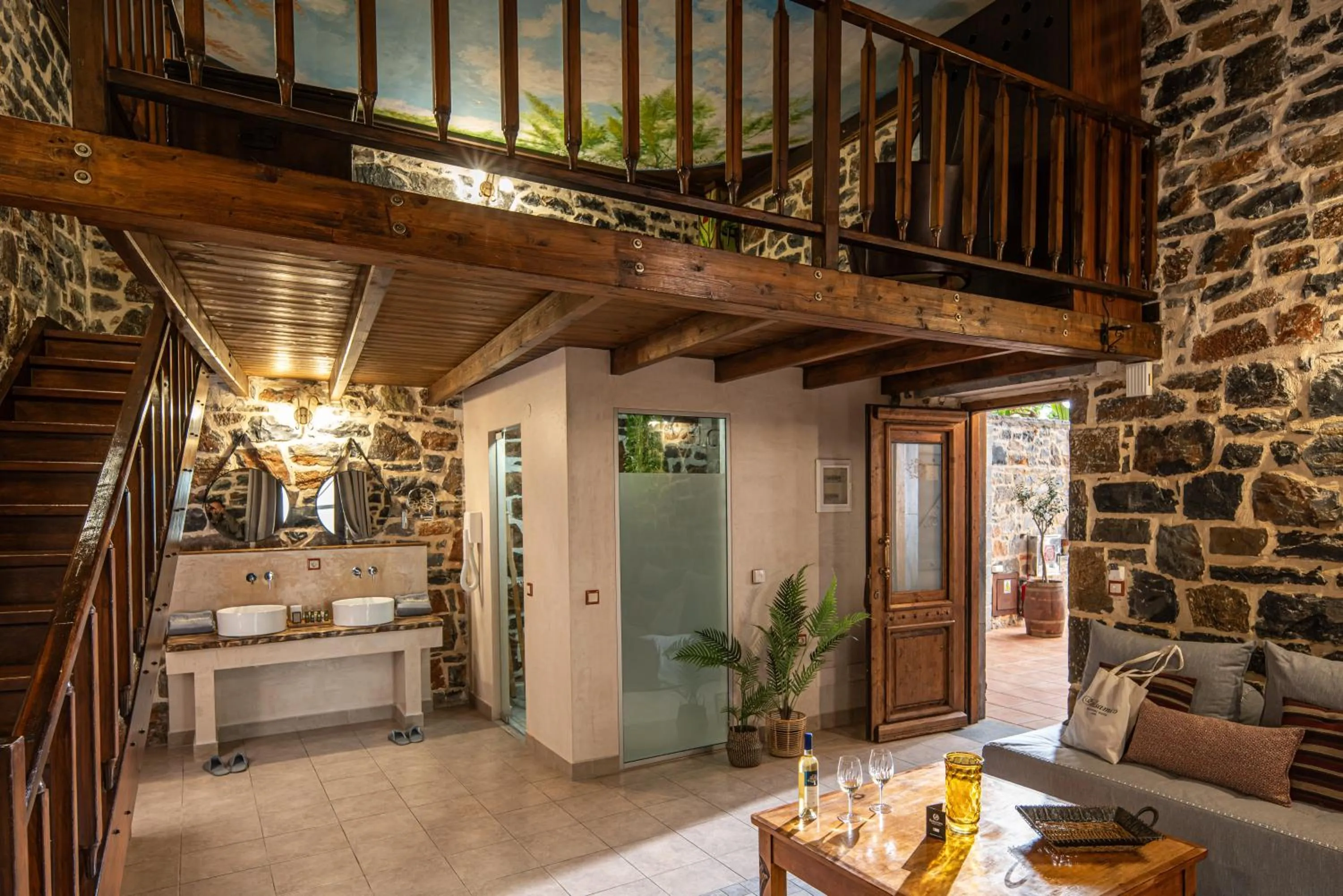 Living room in Balsamico Traditional Suites