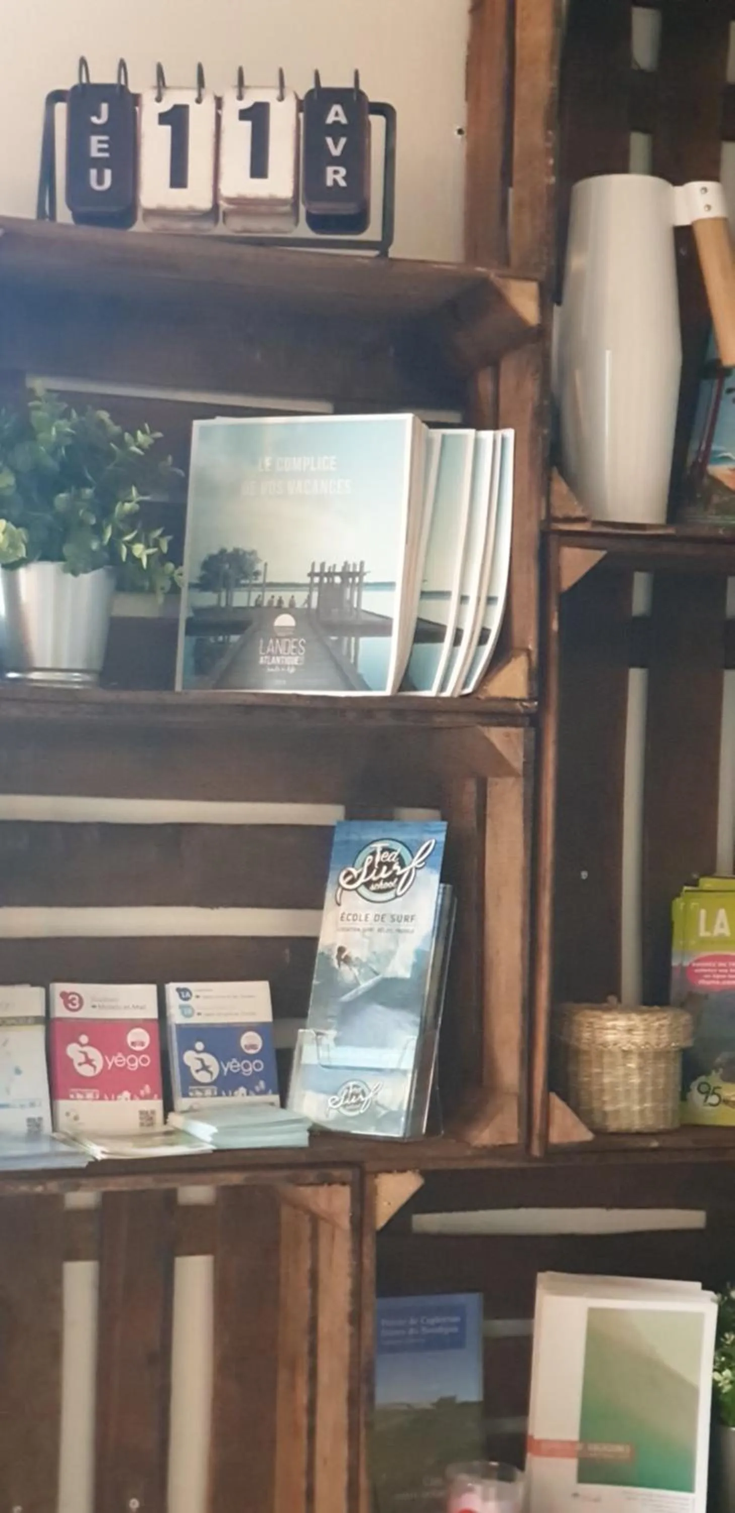 Lobby or reception in Hôtel La Baïne