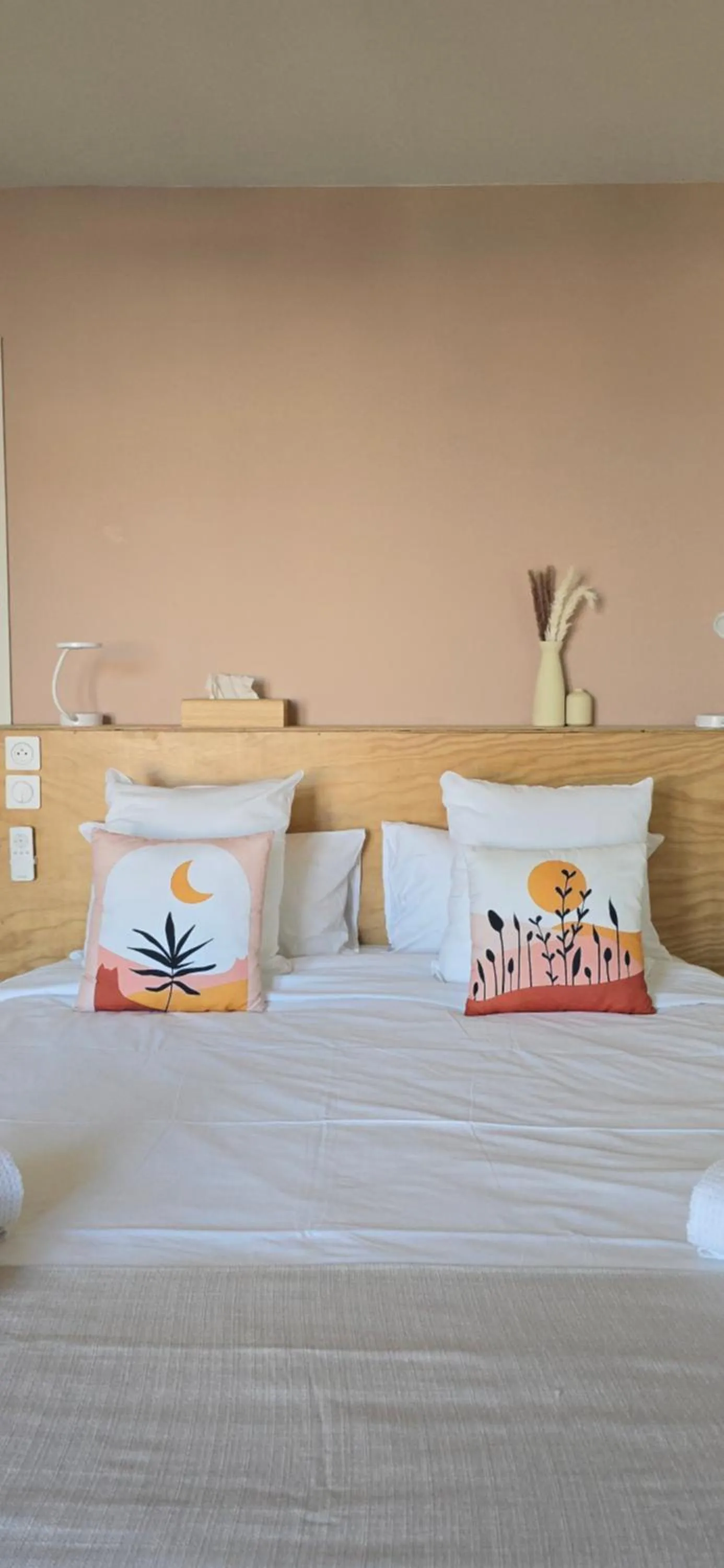 Bed in Hôtel La Baïne