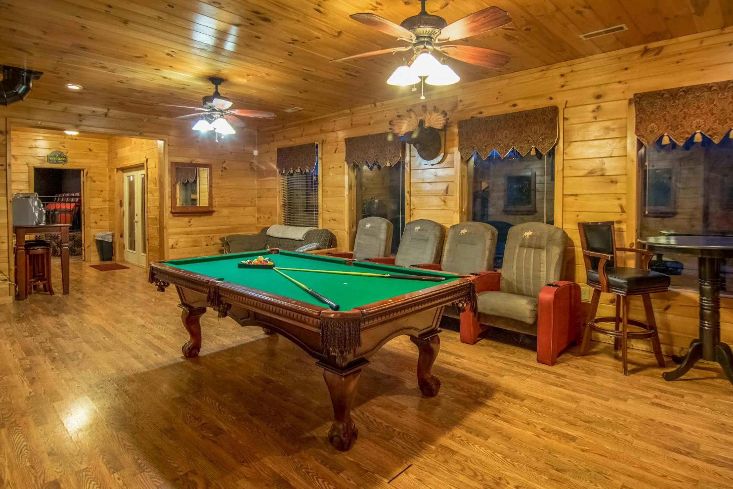Game Room in Moose Hollow Lodge