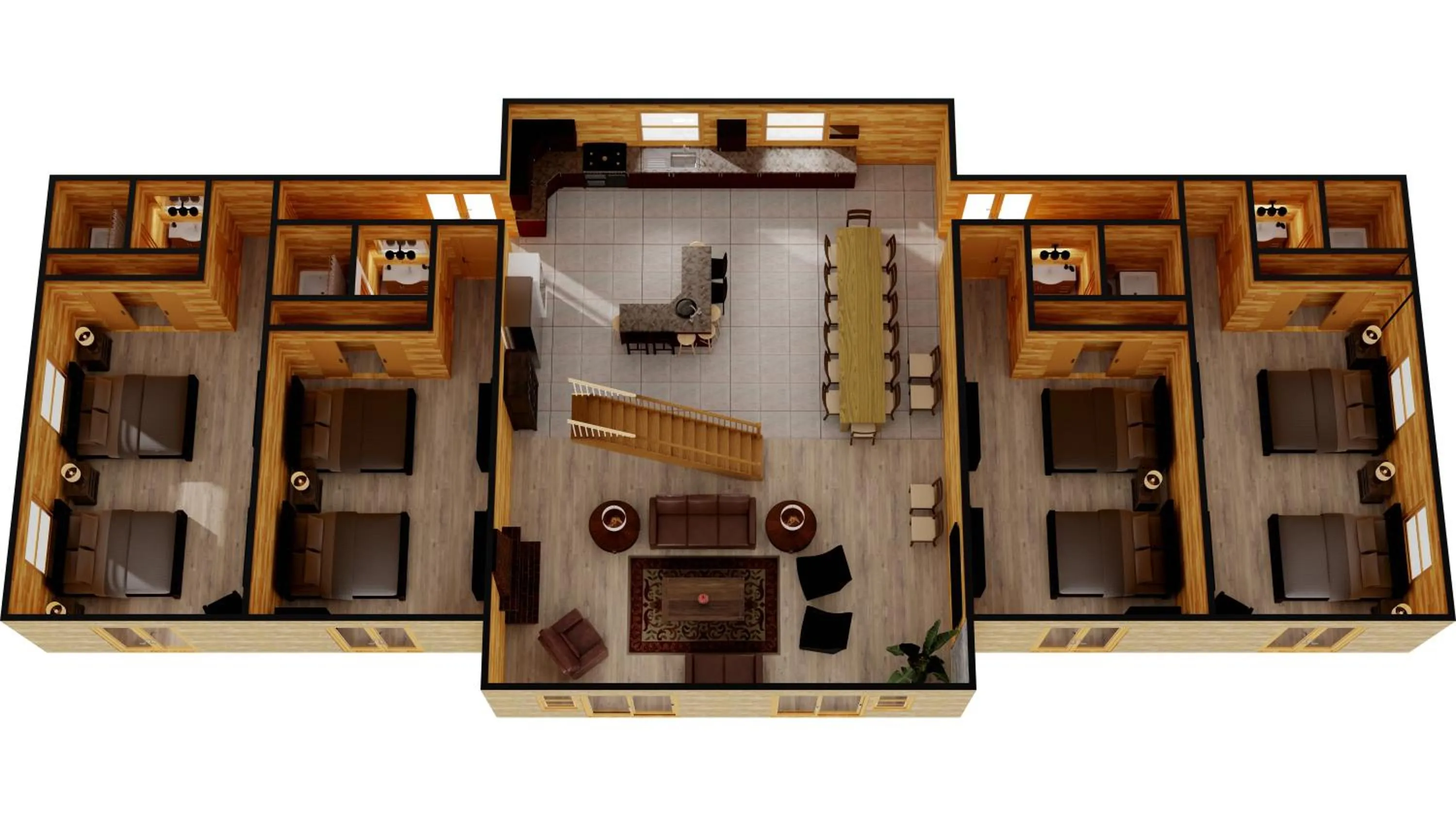 Floor plan in Moose Hollow Lodge