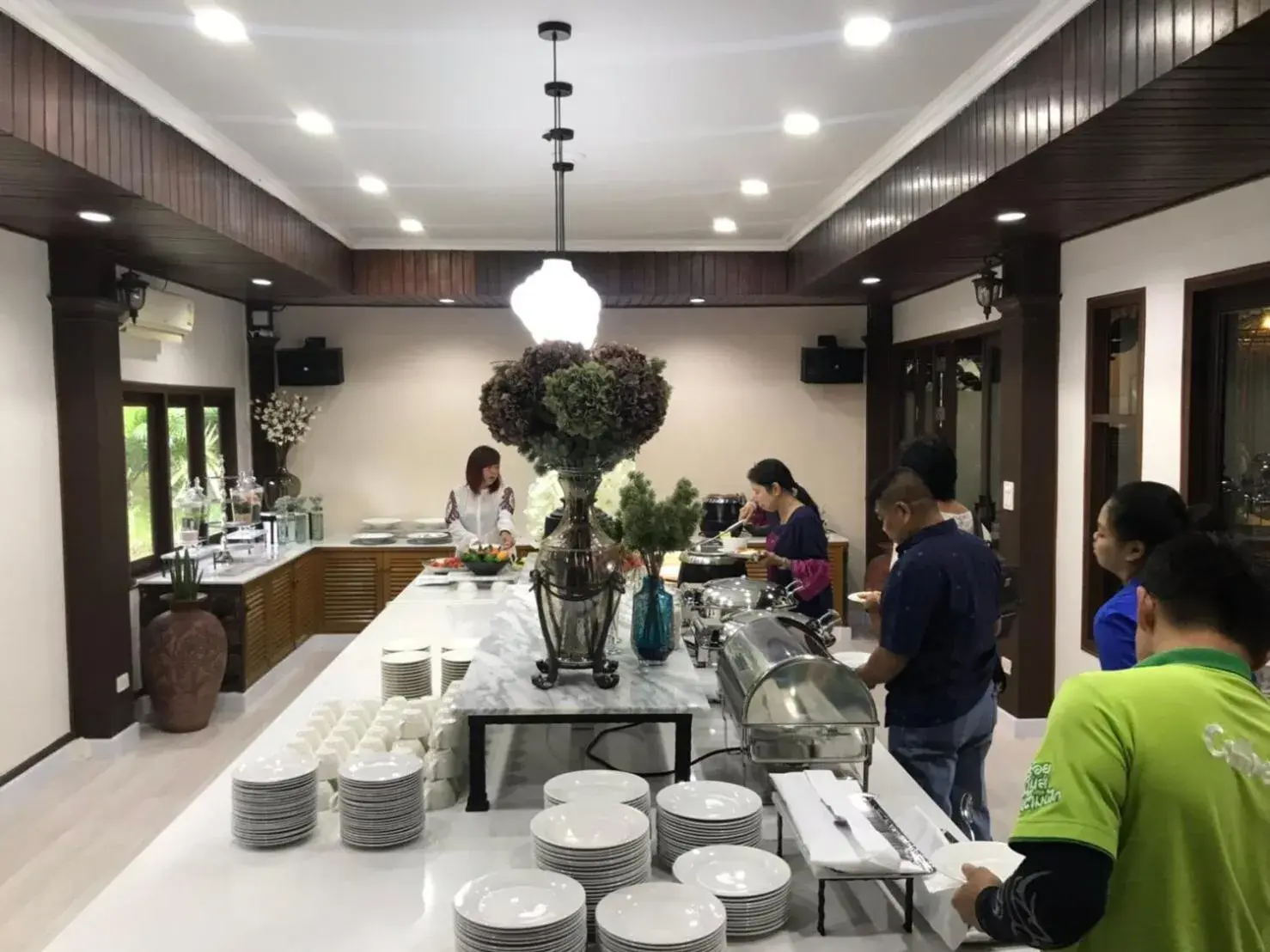 Asian breakfast in Kong Garden View Resort Chiang Rai Asian breakfast in Kong Garden View Resort Chiang Rai