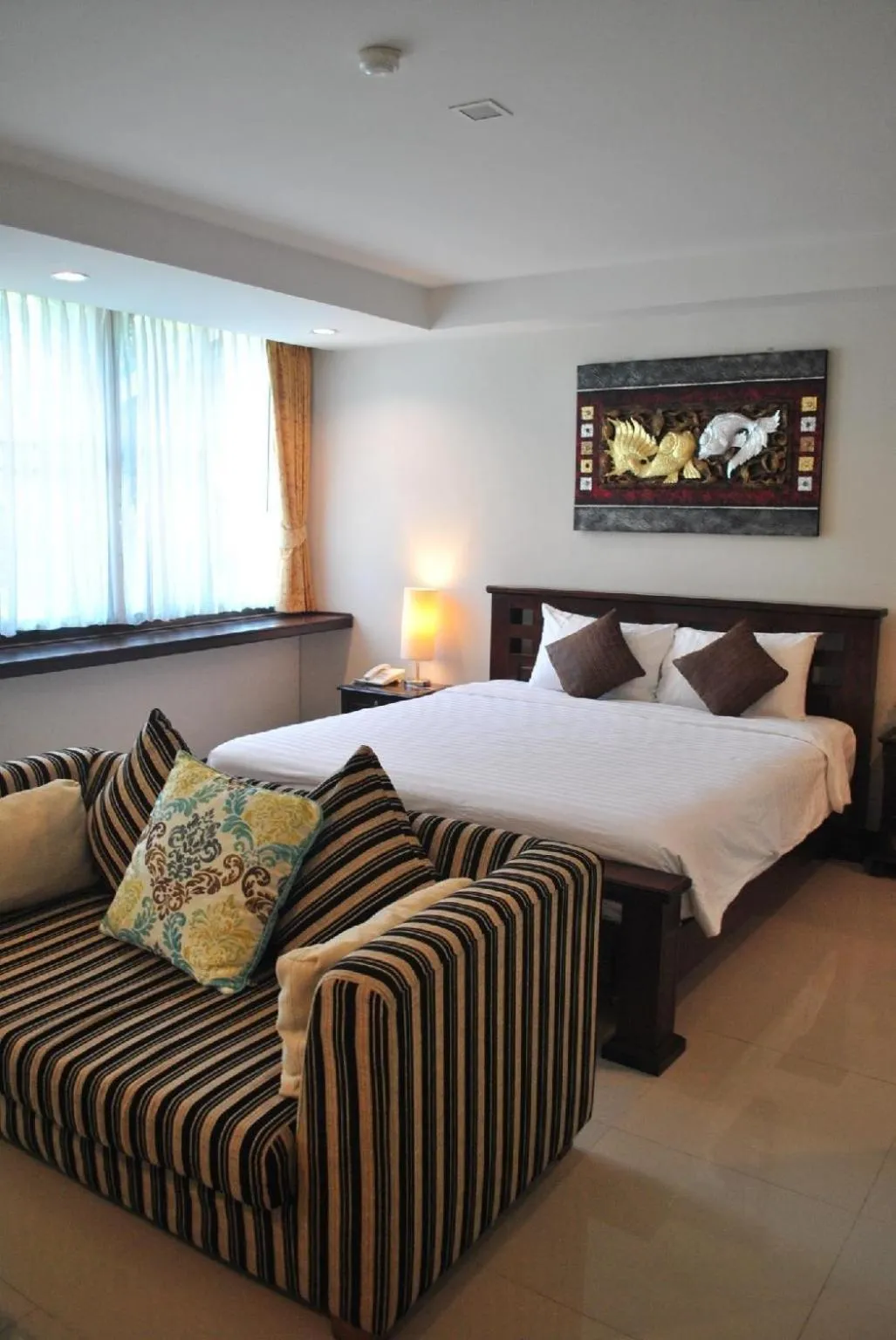 Living room, Bed in Kong Garden View Resort Chiang Rai