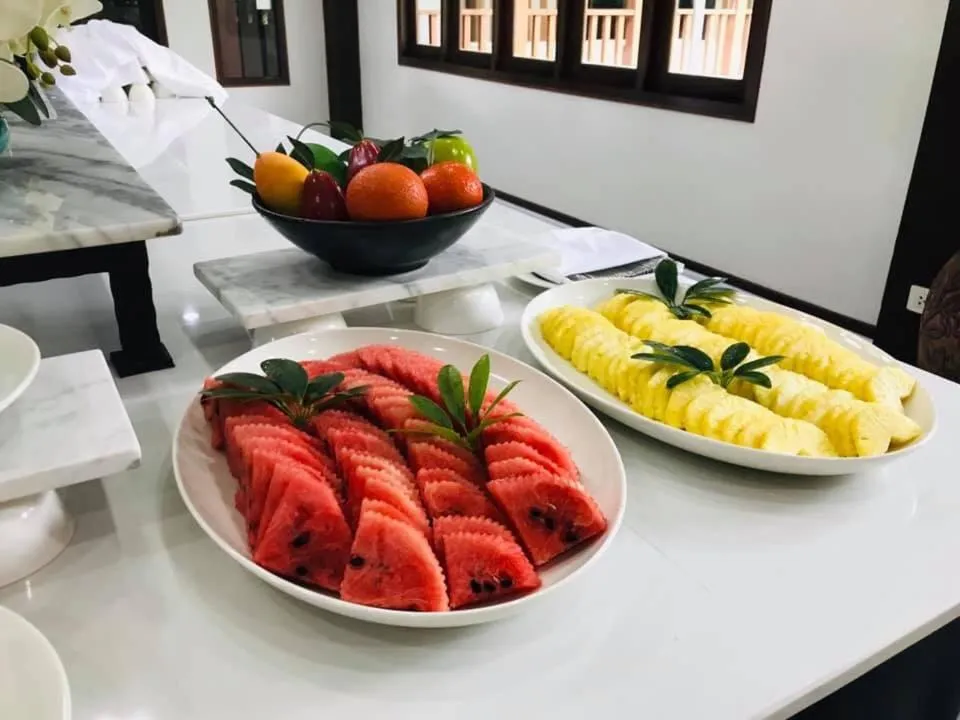 Buffet breakfast in Kong Garden View Resort Chiang Rai