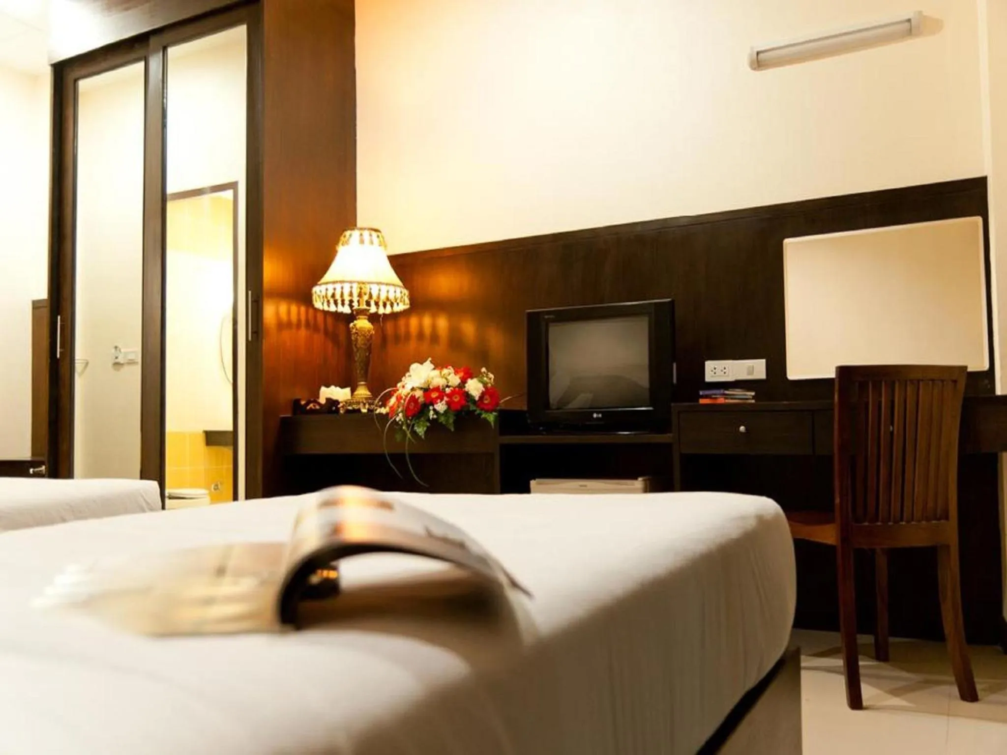 Bedroom, Bed in Kong Garden View Resort Chiang Rai