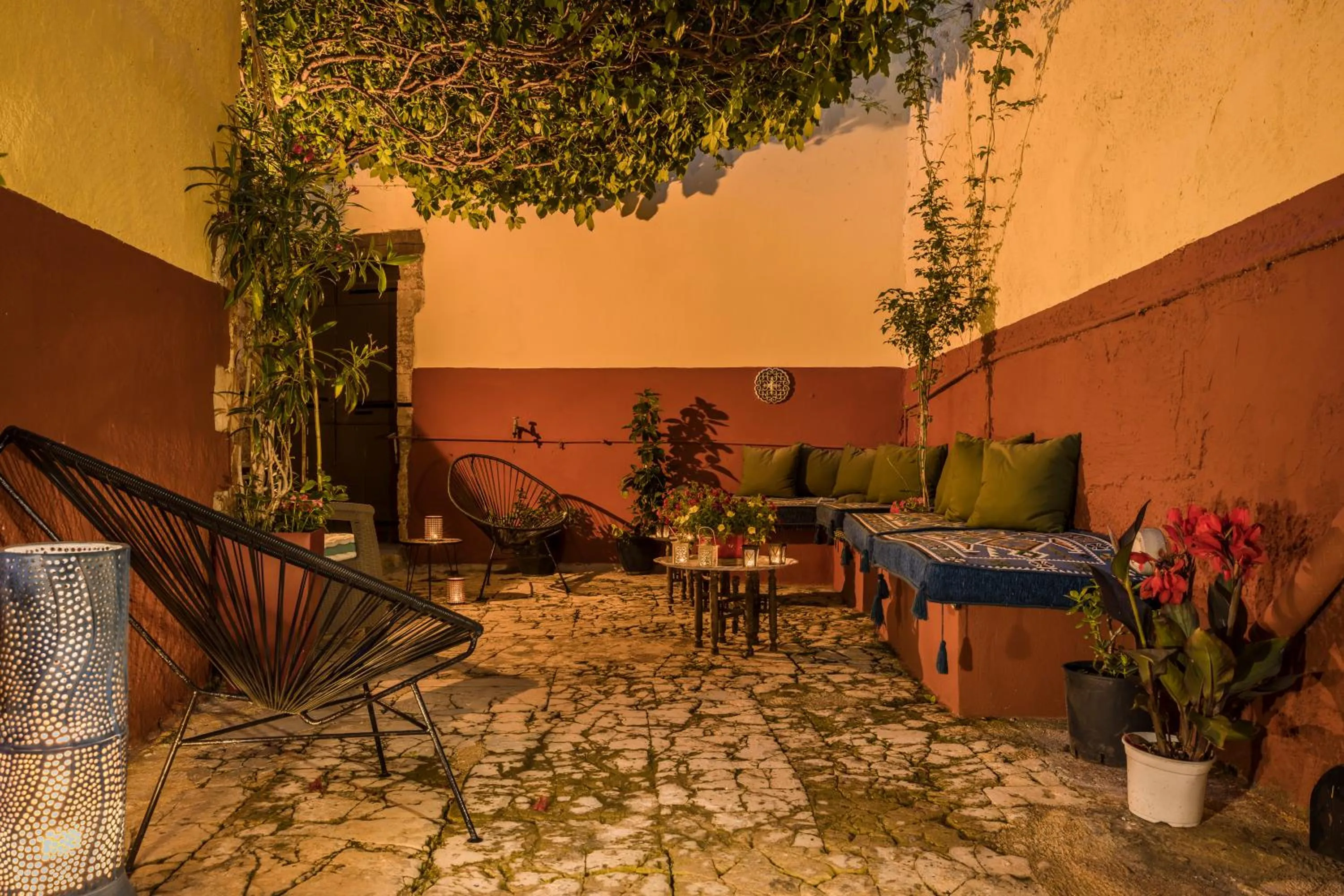 Patio in Alcanea Boutique Hotel