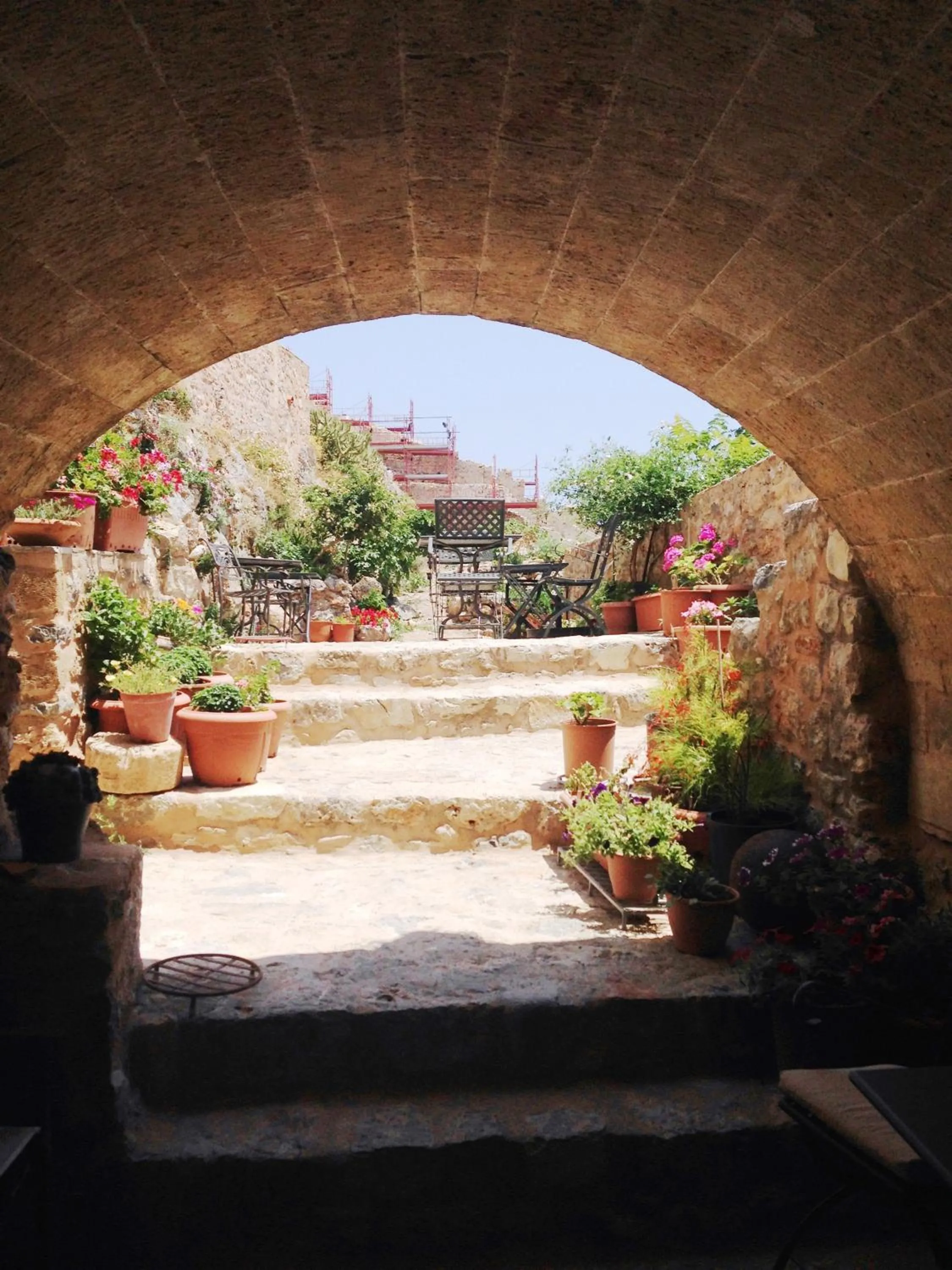 Patio in Likinia Hotel