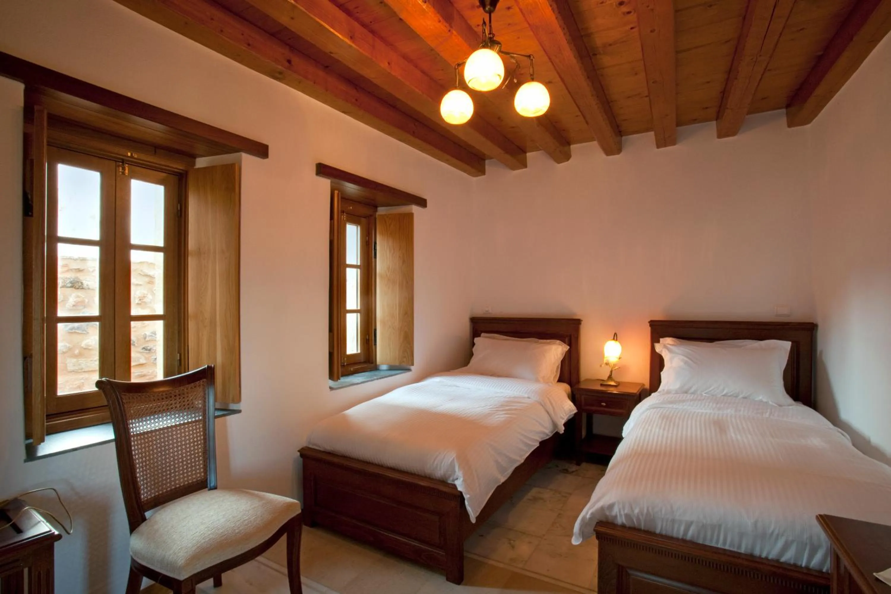 Bed in Likinia Hotel