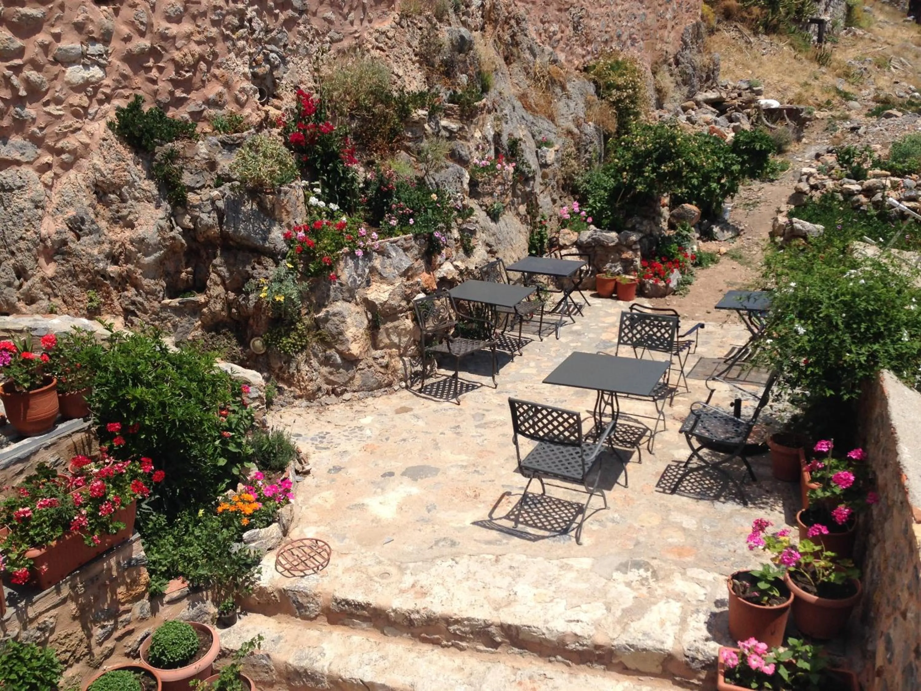 Patio in Likinia Hotel
