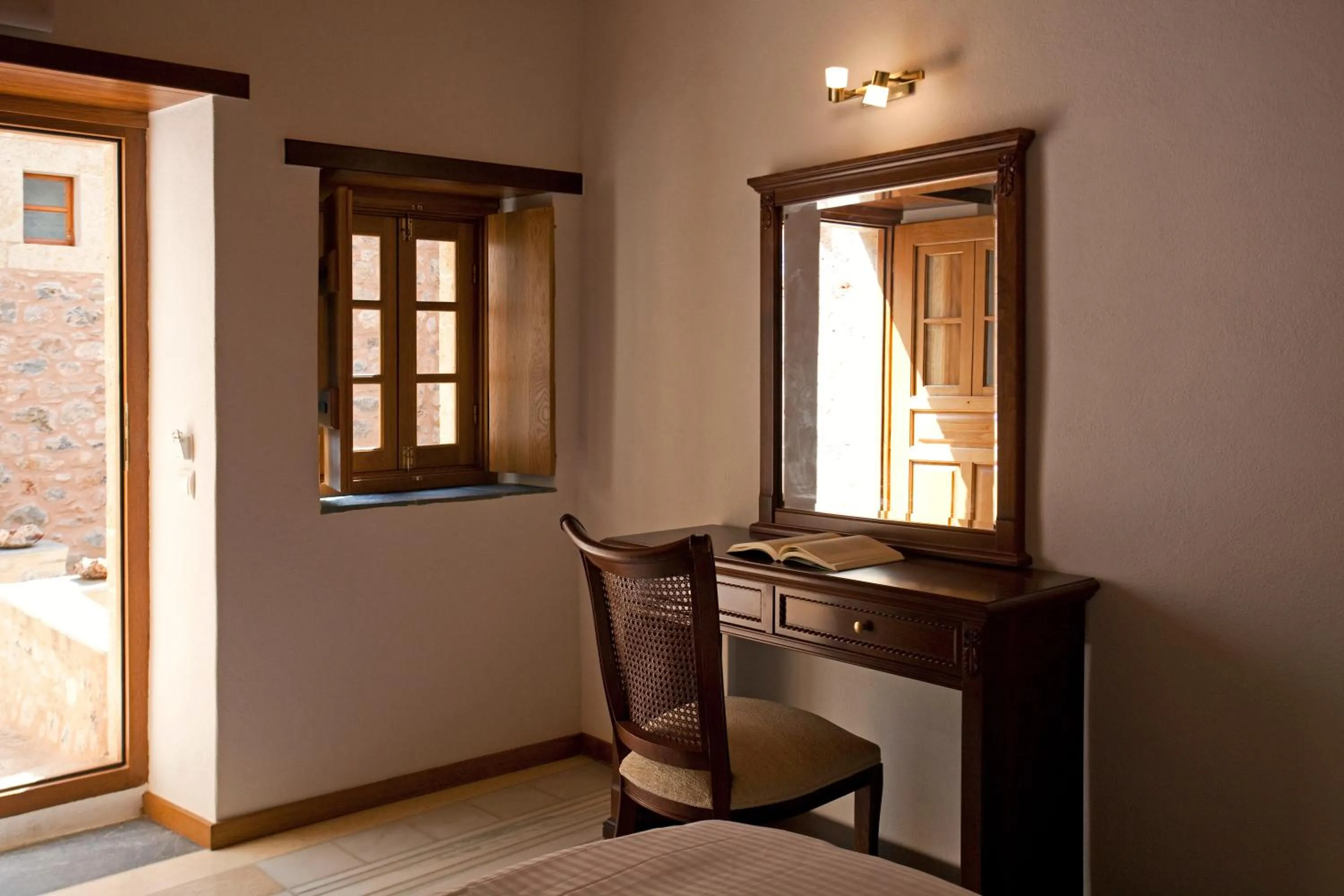 Seating area in Likinia Hotel