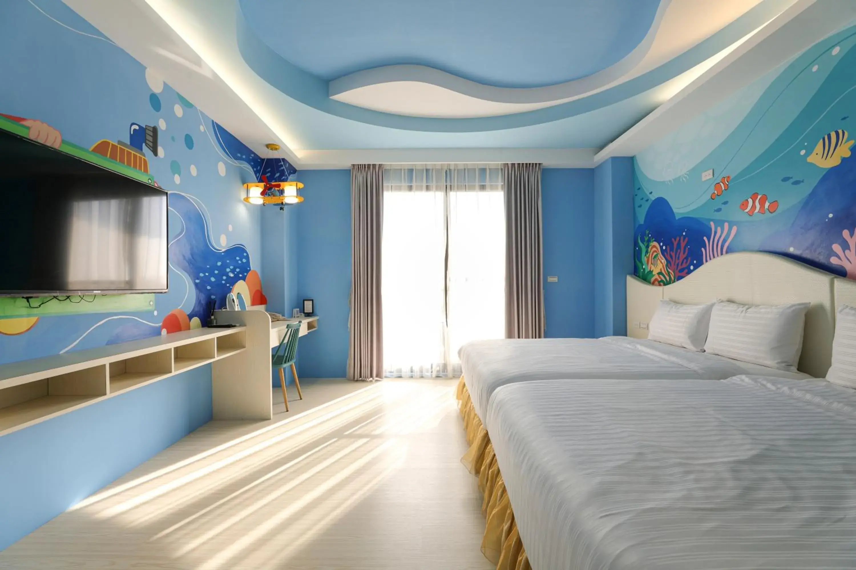 Quadruple Room with Sea View in Shi Guang Sea View Quadruple Room with Sea View in Shi Guang Sea View