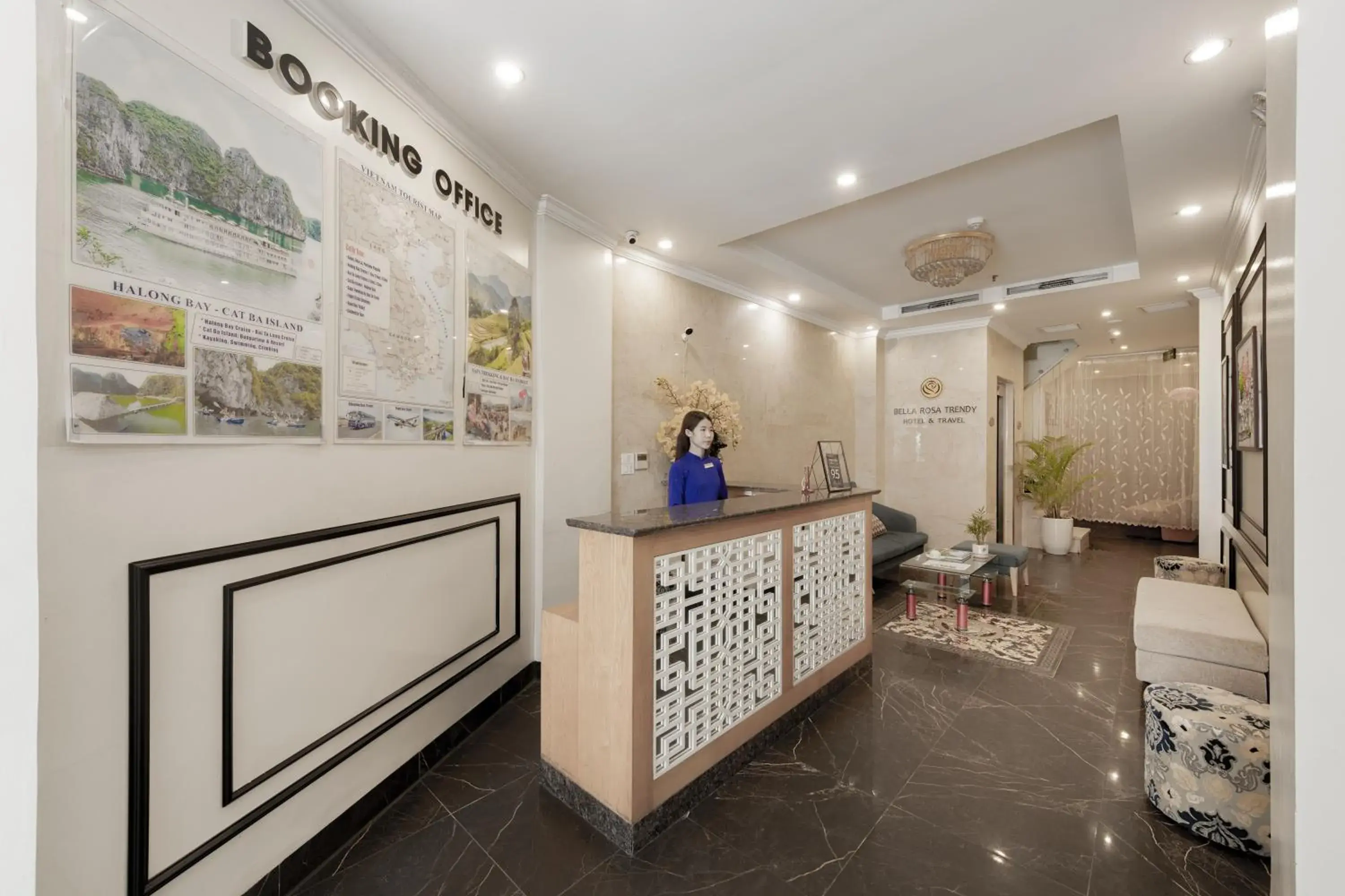 Lobby or reception in Bella Rosa Trendy Hotel & Spa Lobby or reception in Bella Rosa Trendy Hotel & Spa