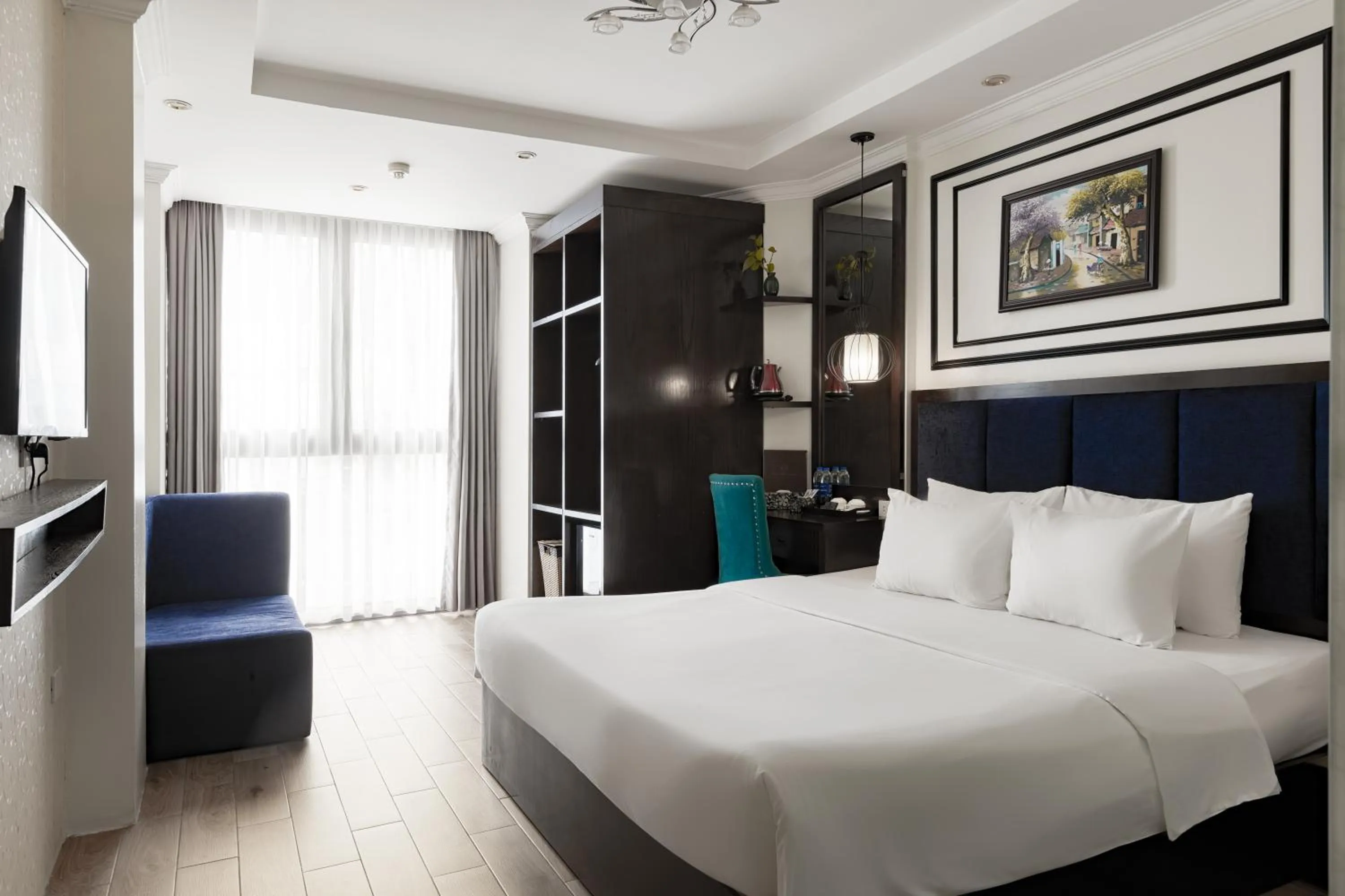 Bed in Bella Rosa Trendy Hotel & Spa