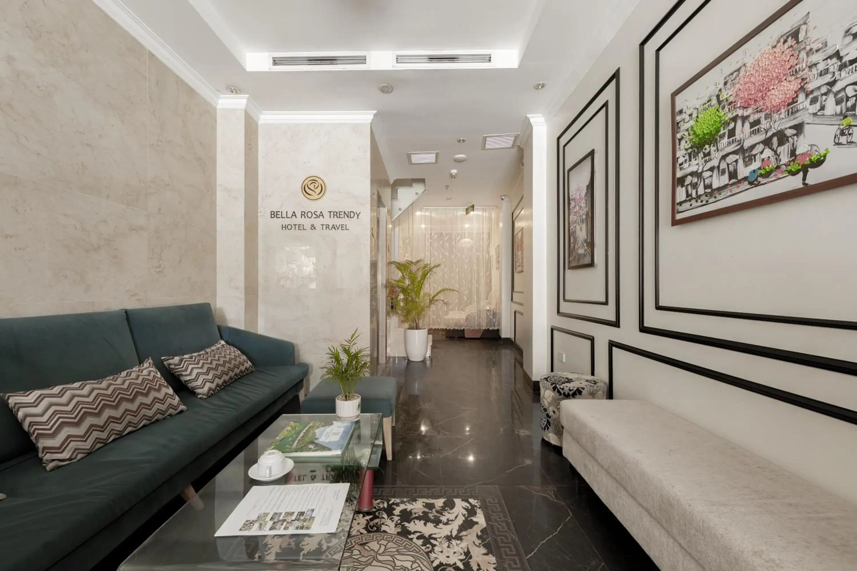 Lobby or reception in Bella Rosa Trendy Hotel & Spa Lobby or reception in Bella Rosa Trendy Hotel & Spa