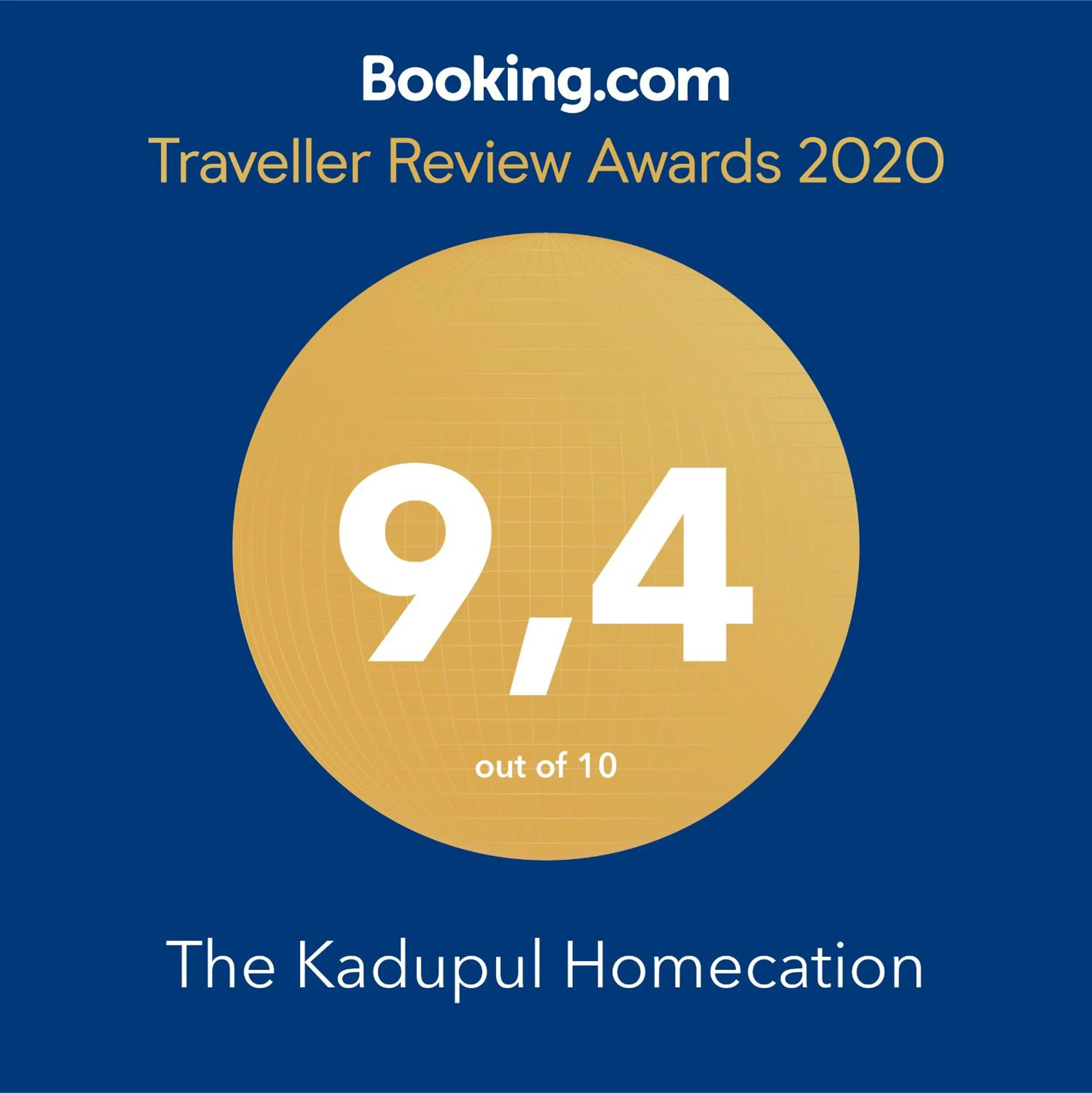 Logo/Certificate/Sign in The Kadupul Homecation