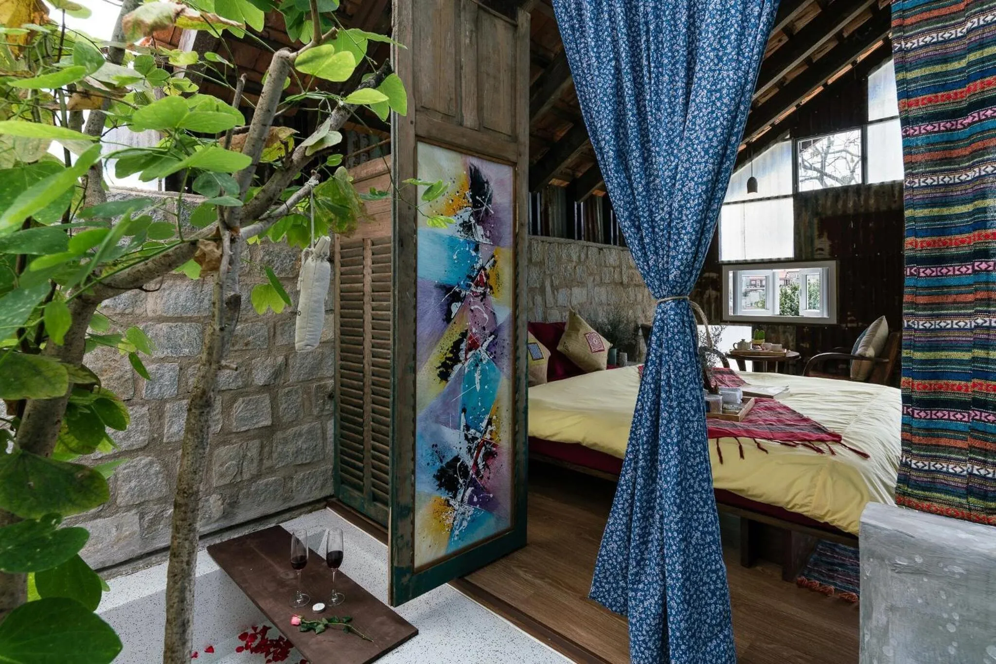 Bathroom, Bed in The Kadupul Homecation