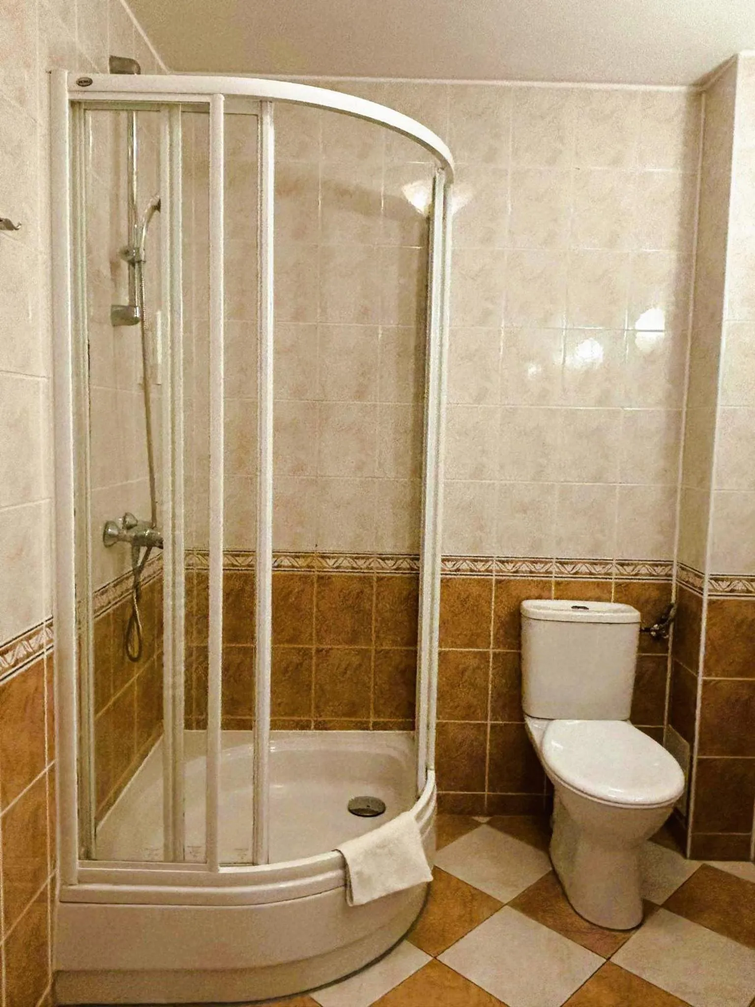 Shower in Motel Petro