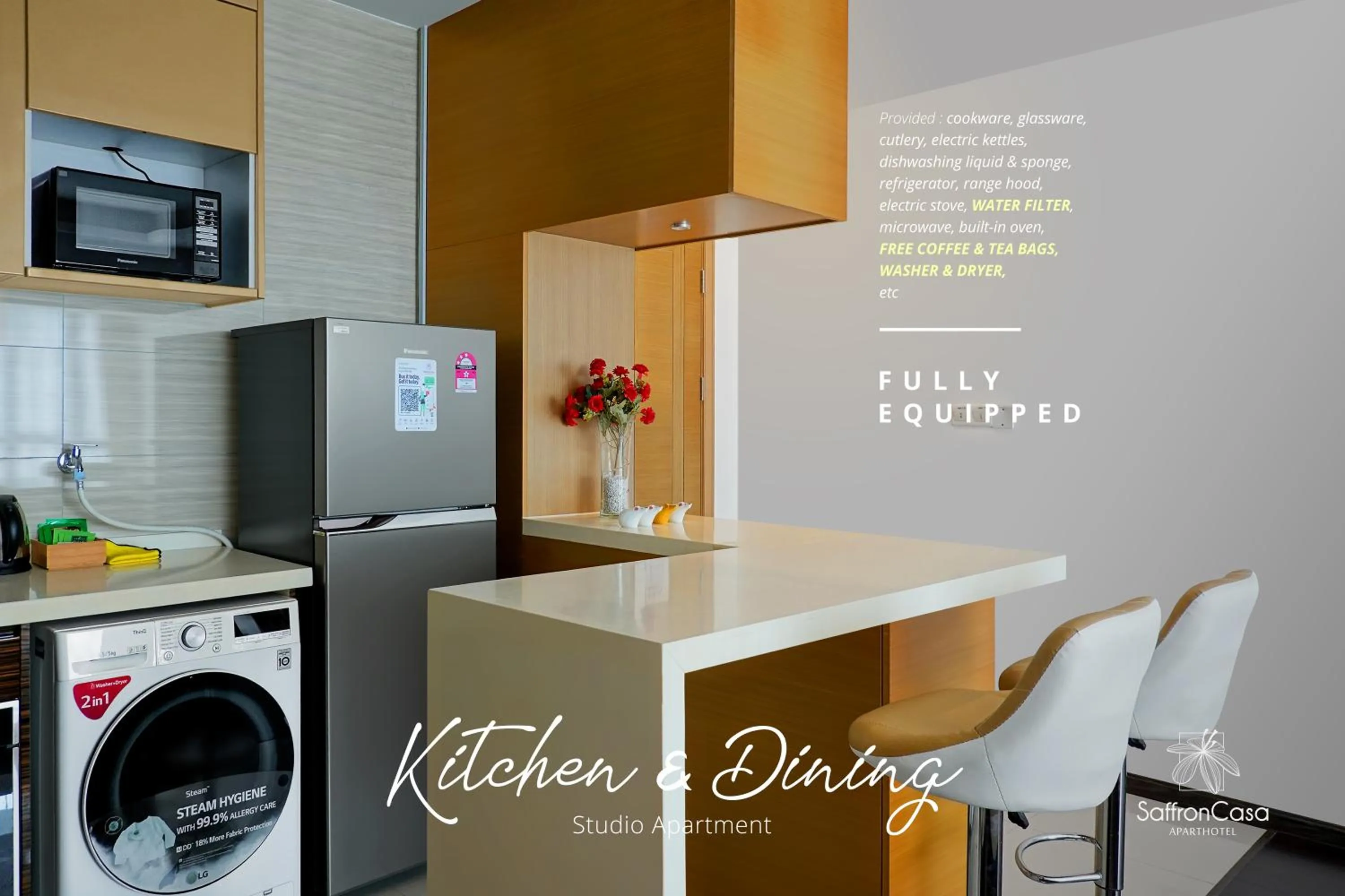 Seating area in R&F Princess Cove JB By SaffronCasa JB