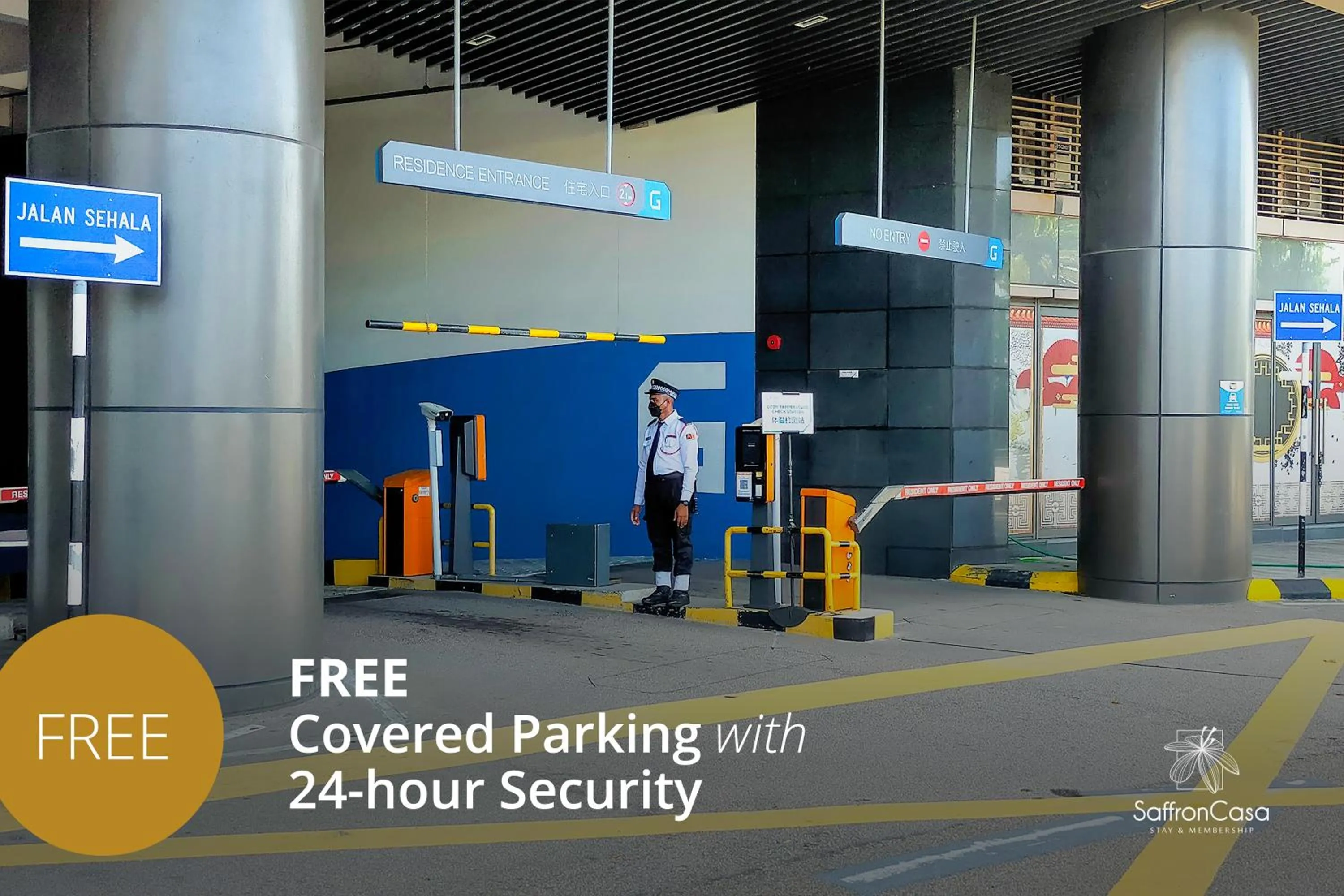 Parking in R&F Princess Cove JB By SaffronCasa JB