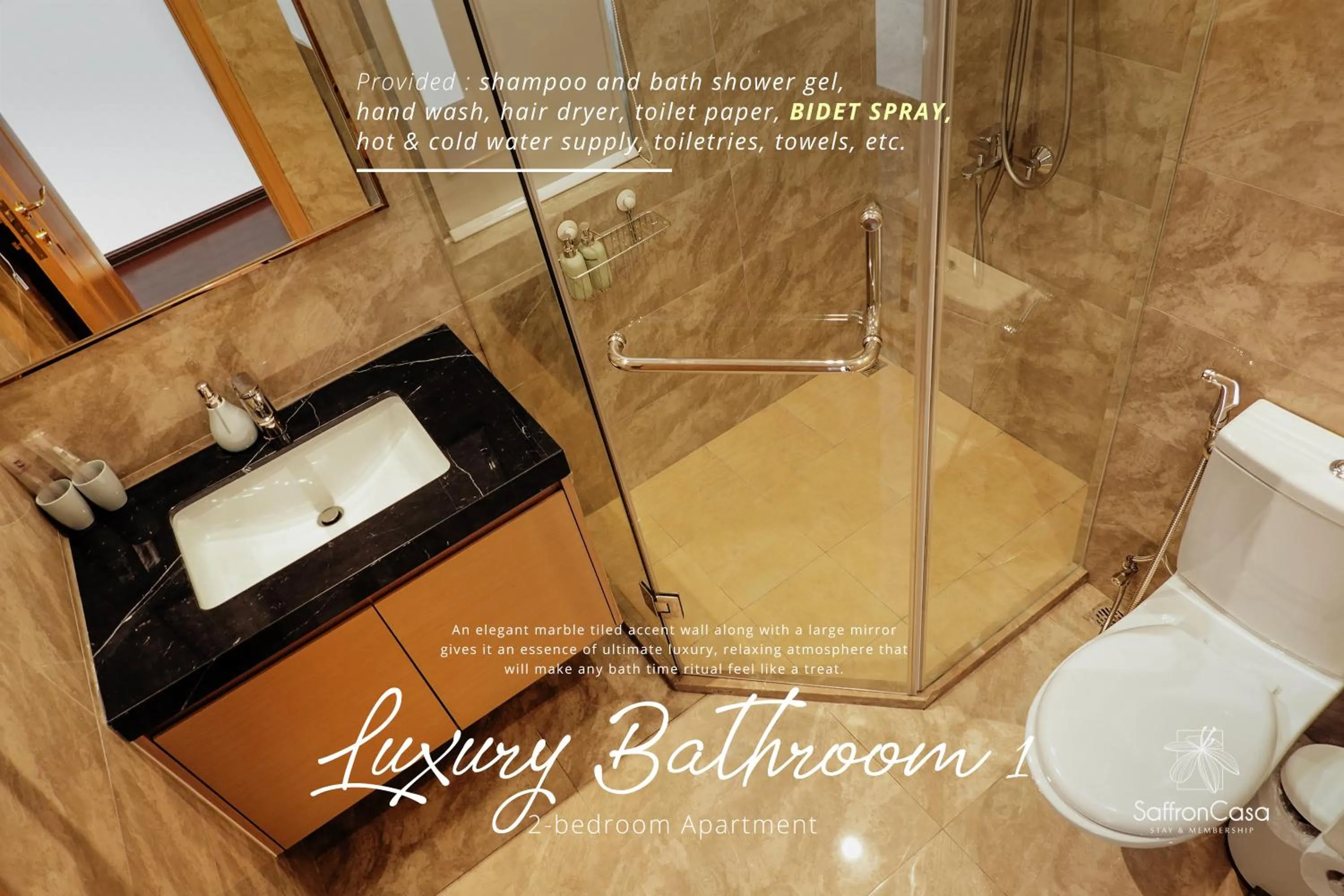 Toilet in R&F Princess Cove JB By SaffronCasa JB