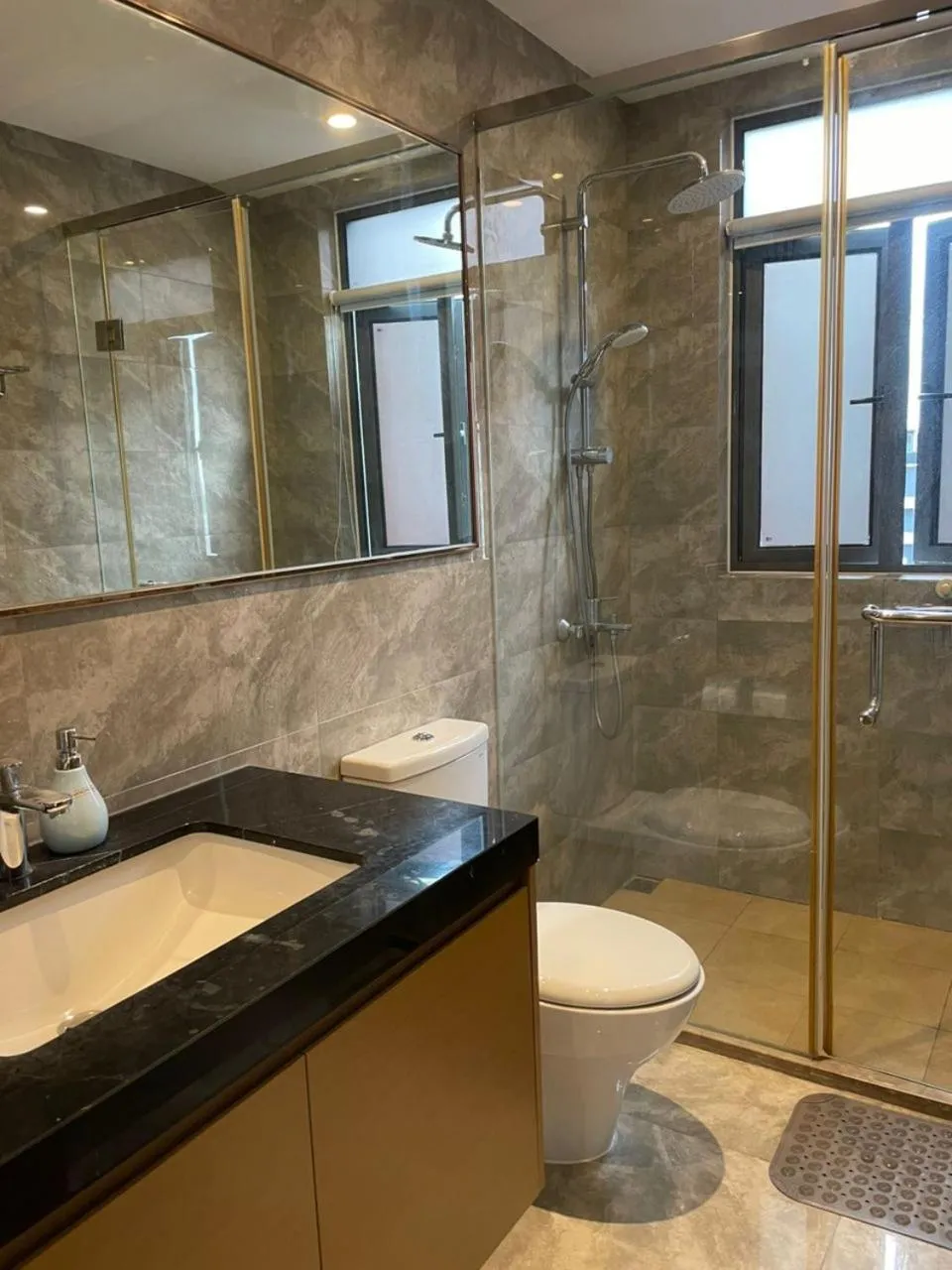 Bathroom in R&F Princess Cove JB By SaffronCasa JB