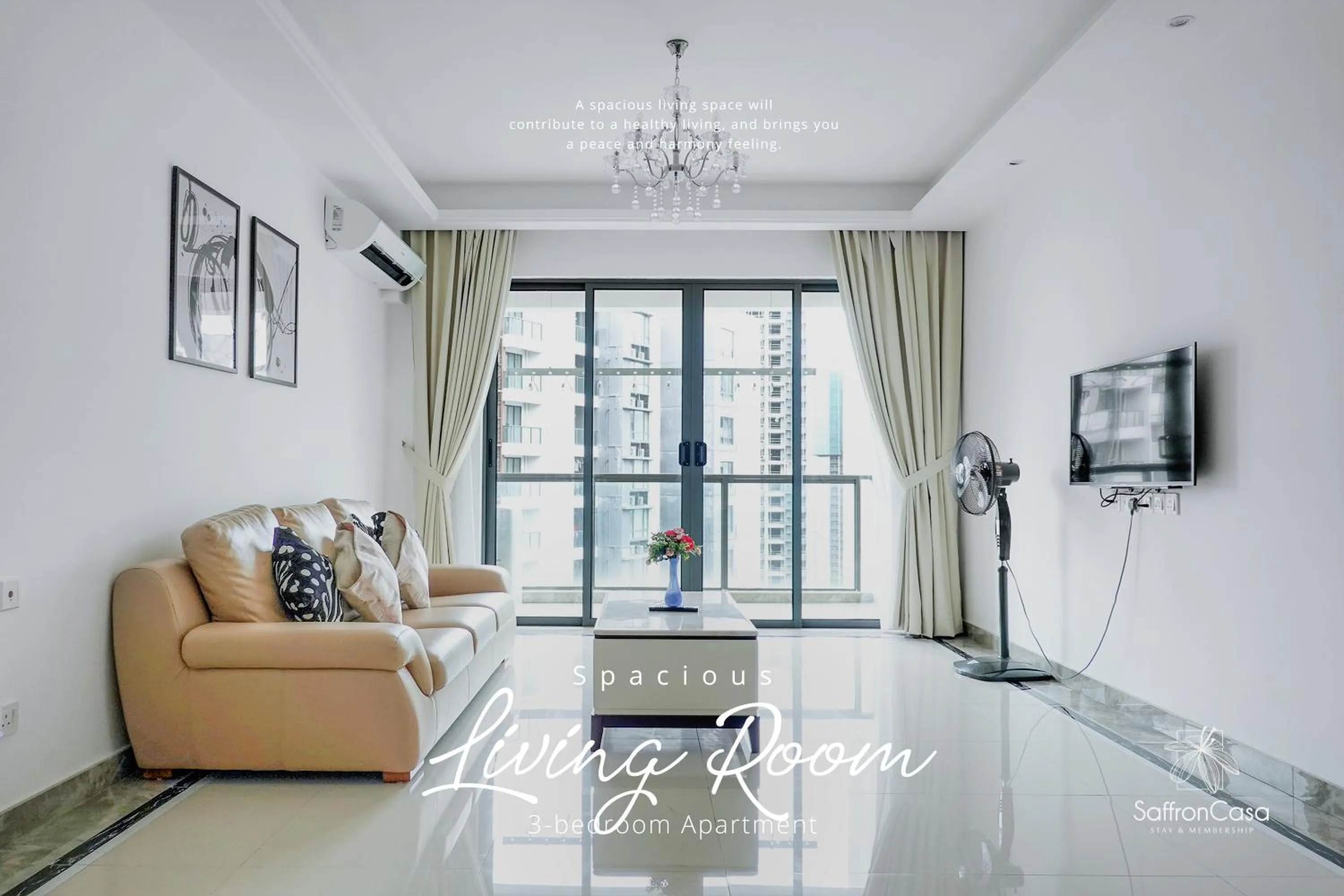 TV and multimedia in R&F Princess Cove JB By SaffronCasa JB