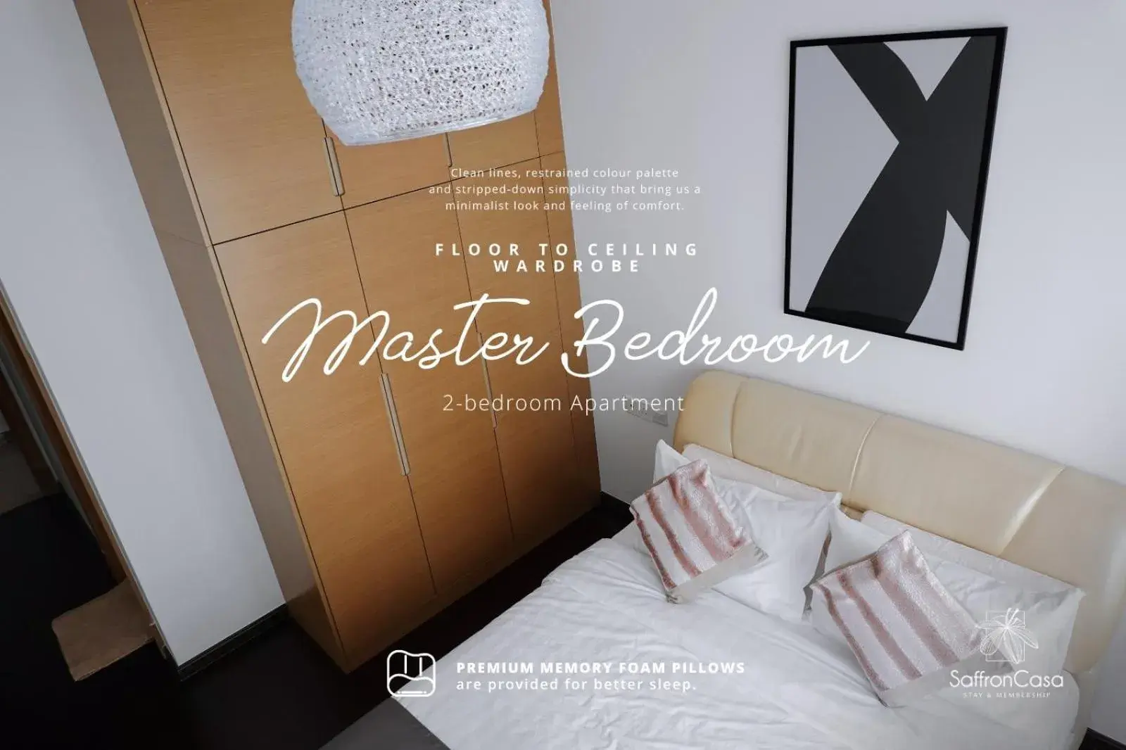 Bed in R&F Princess Cove JB By SaffronCasa JB Bed in R&F Princess Cove JB By SaffronCasa JB