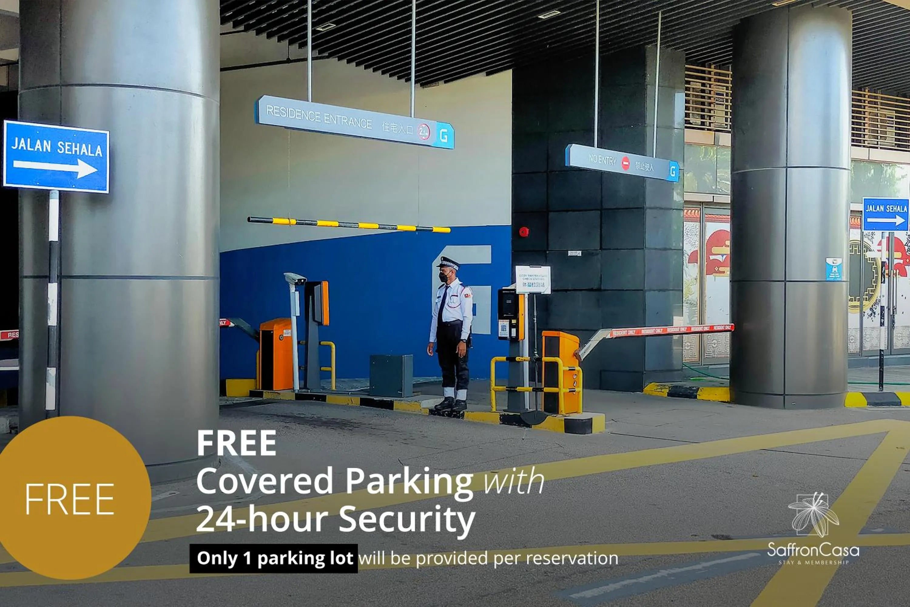 Parking in R&F Princess Cove JB By SaffronCasa JB