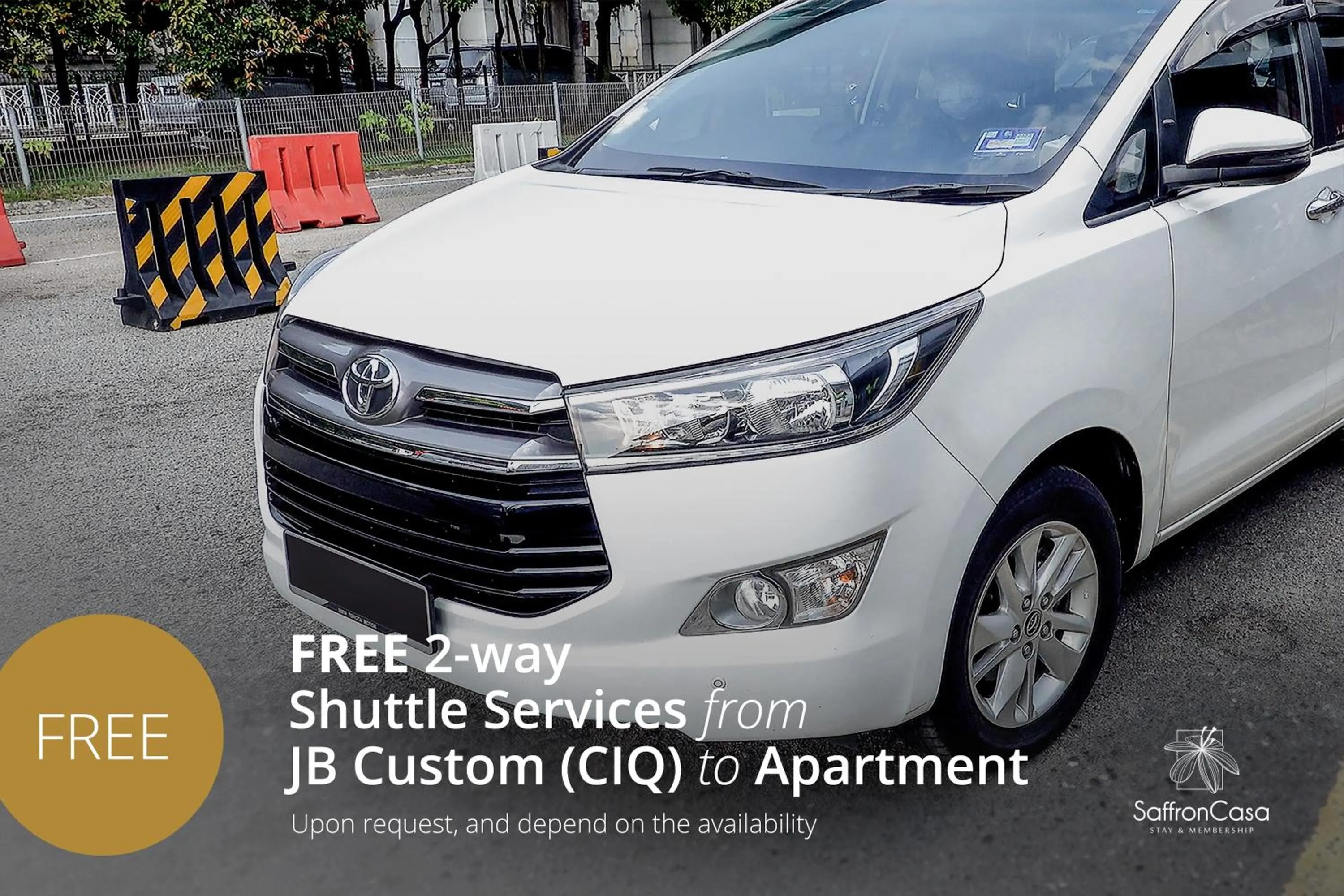 shuttle in R&F Princess Cove JB By SaffronCasa JB