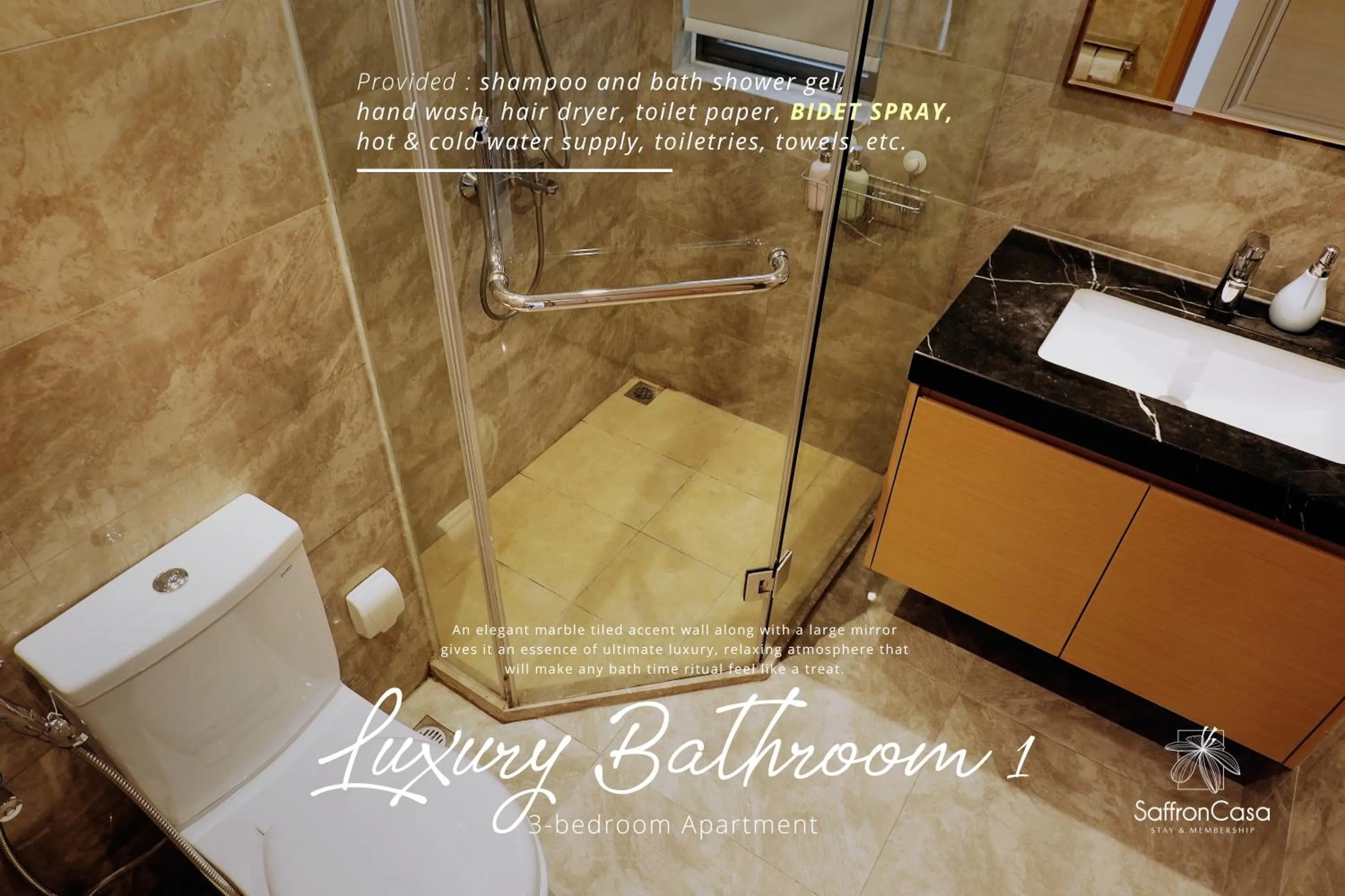 Toilet in R&F Princess Cove JB By SaffronCasa JB