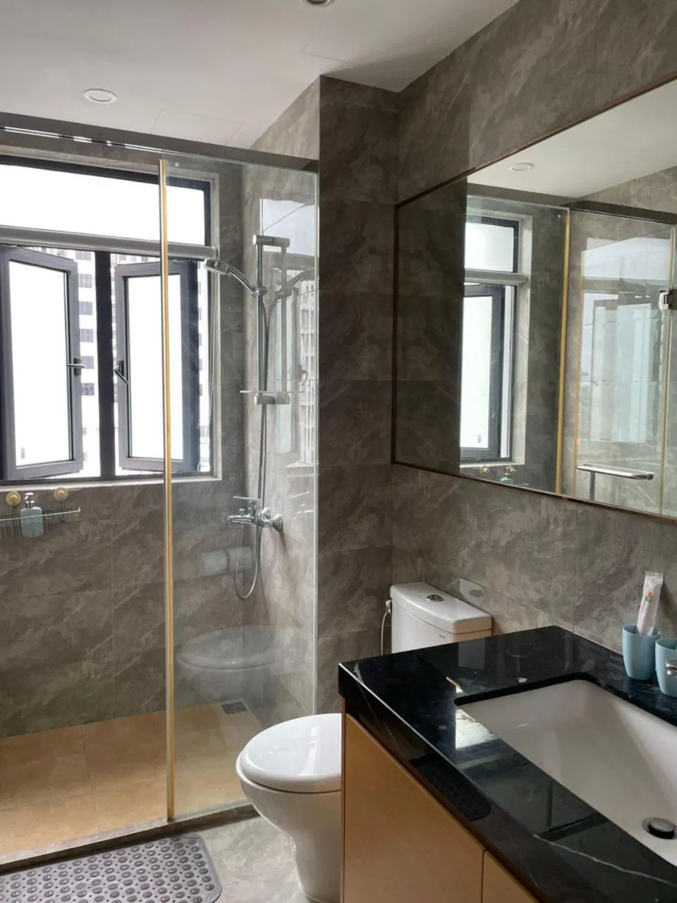 Bathroom in R&F Princess Cove JB By SaffronCasa JB