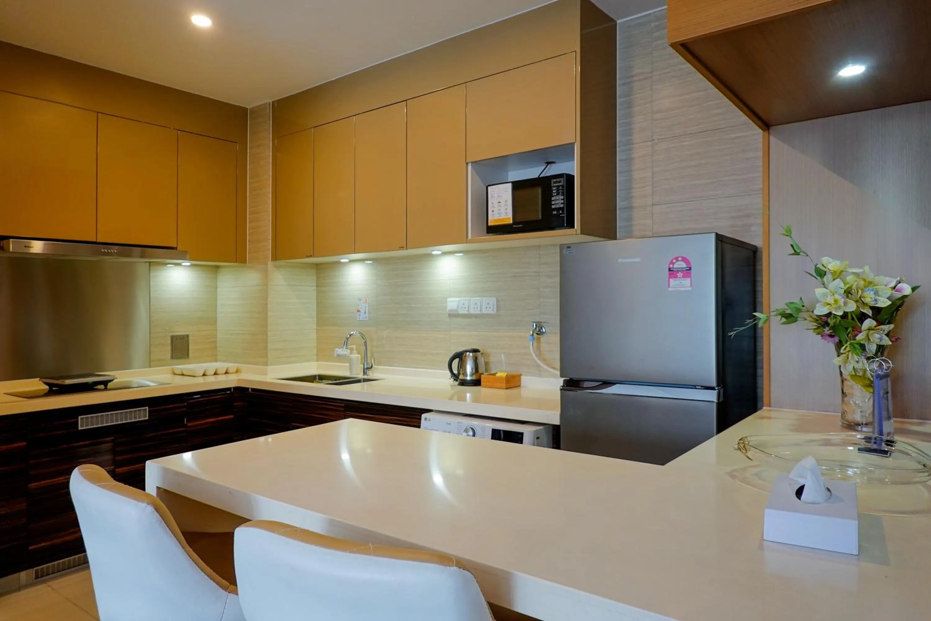 kitchen in R&F Princess Cove JB By SaffronCasa JB