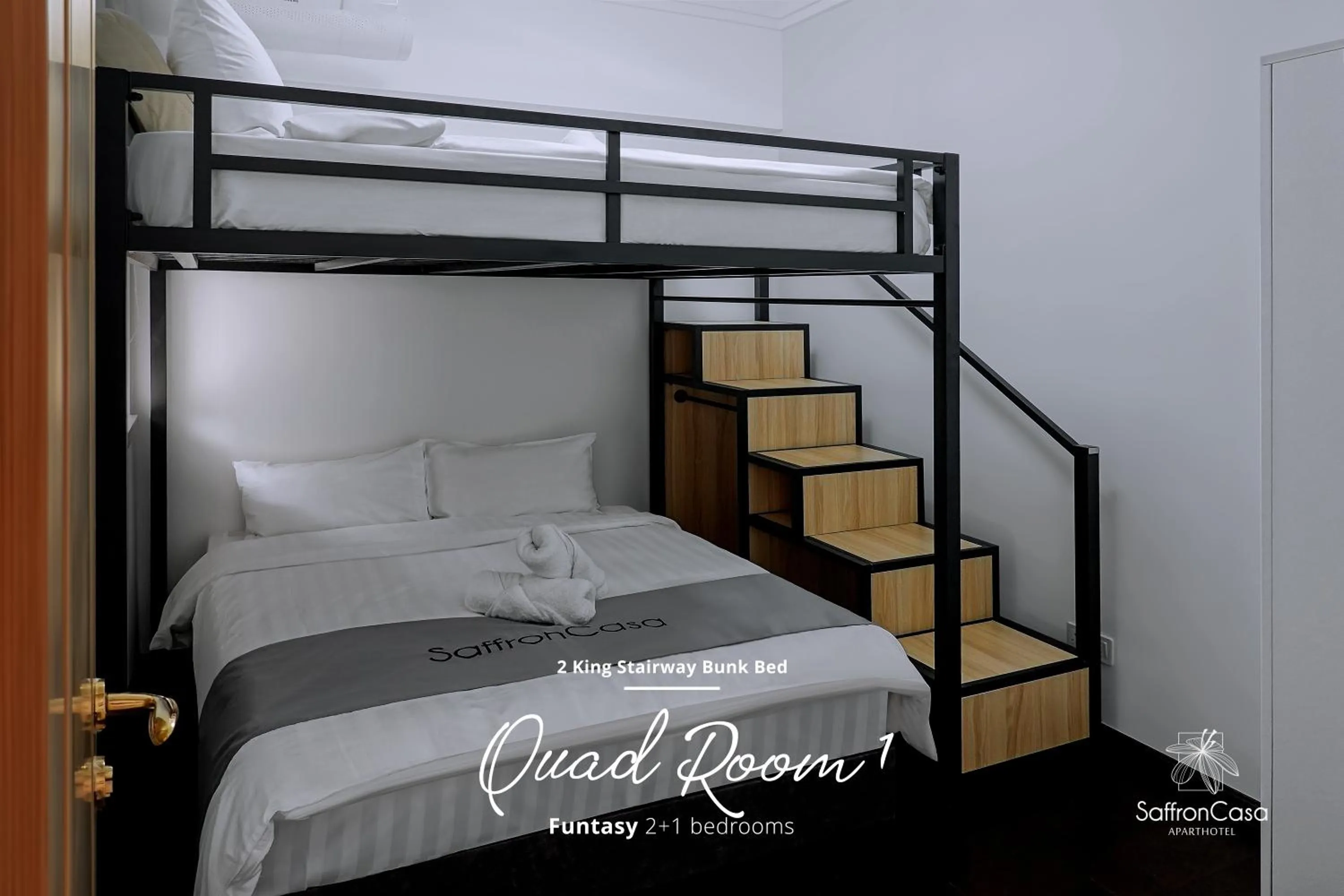 bunk bed, Bed in R&F Princess Cove JB By SaffronCasa JB