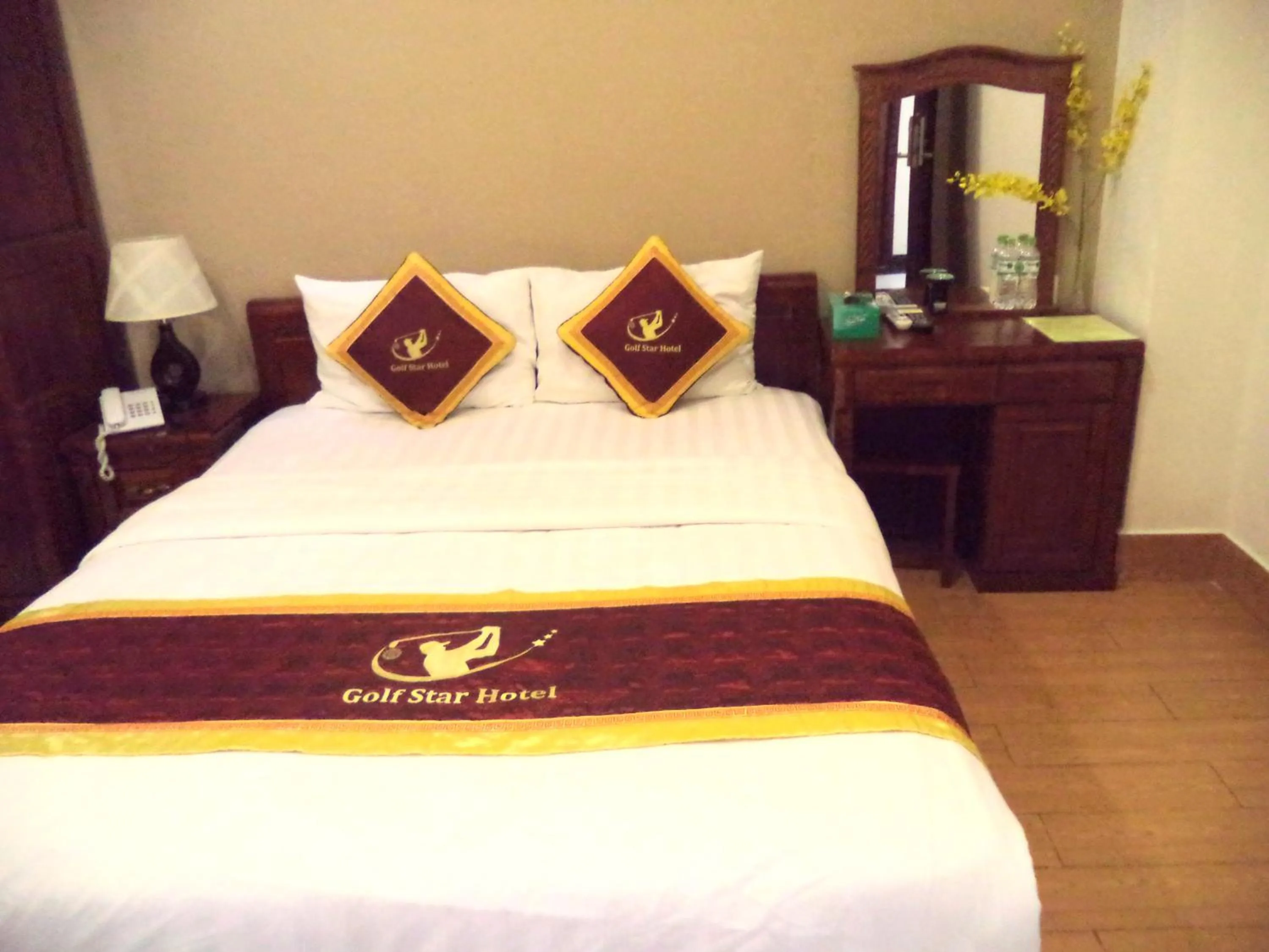 Bed in Golf Star Hotel