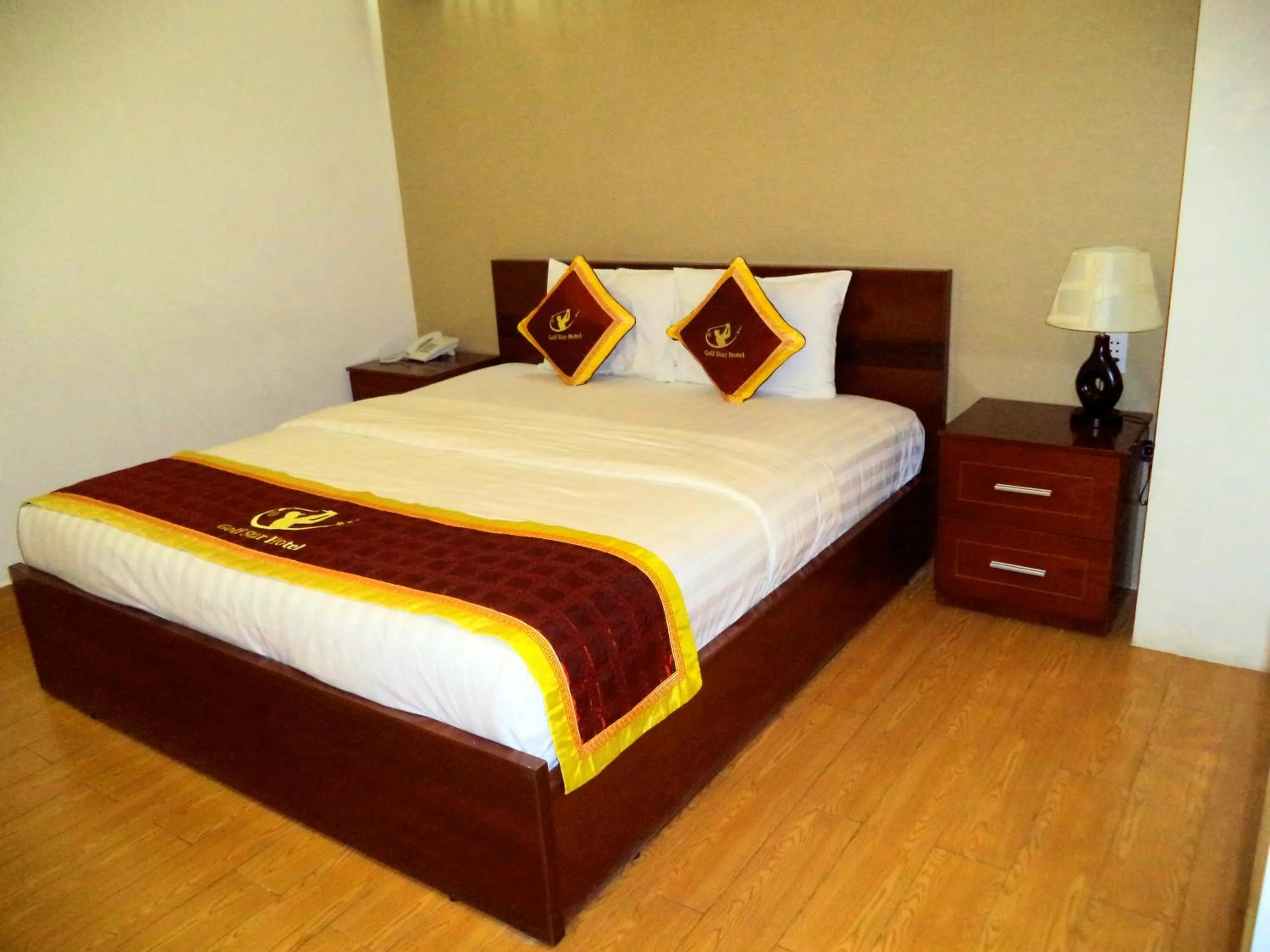 Bed in Golf Star Hotel