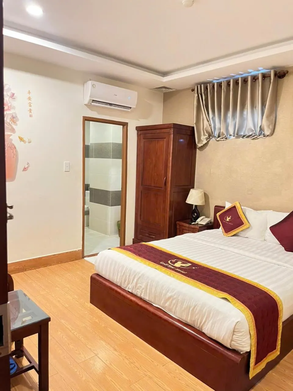 Bed in Golf Star Hotel