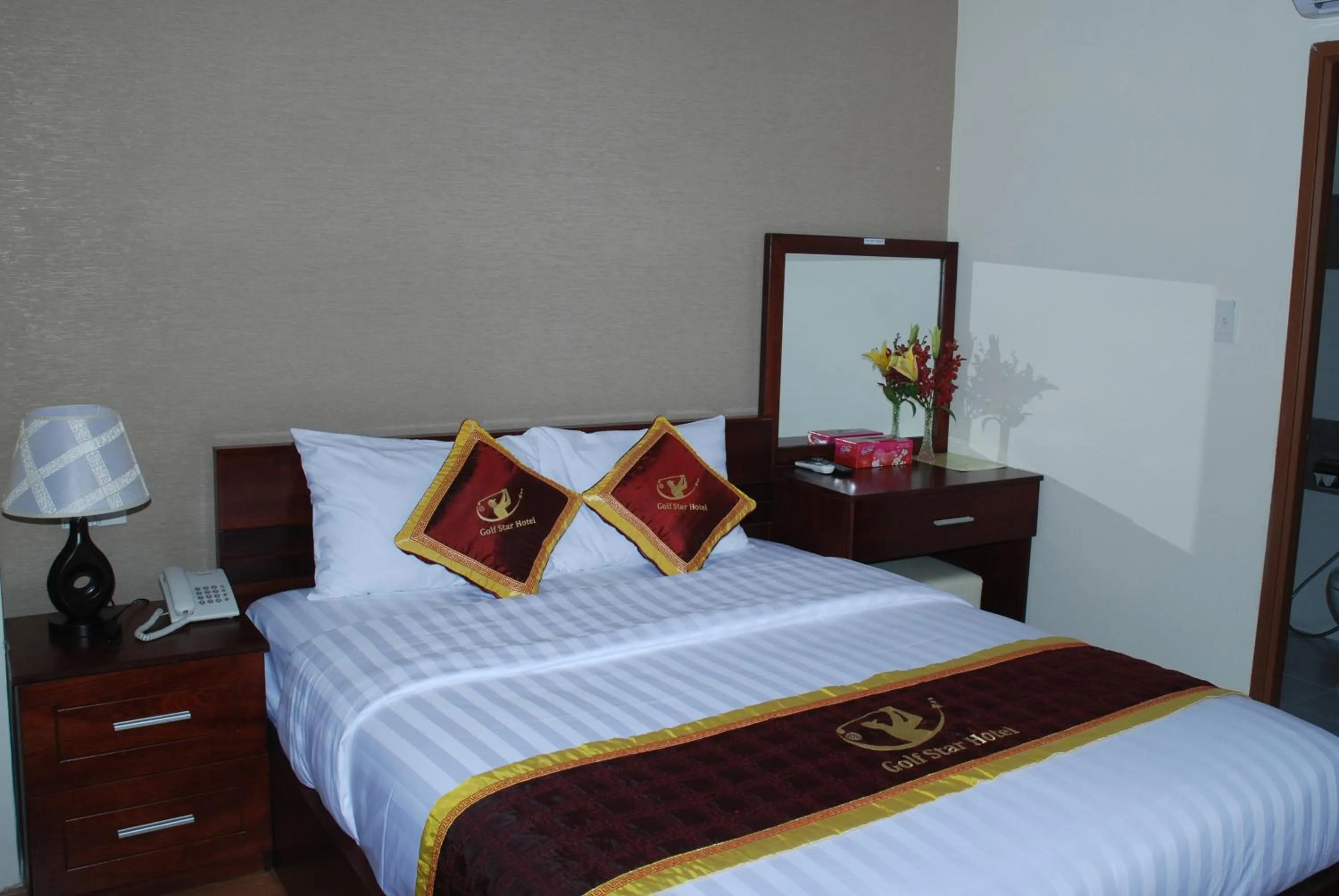 Bed in Golf Star Hotel