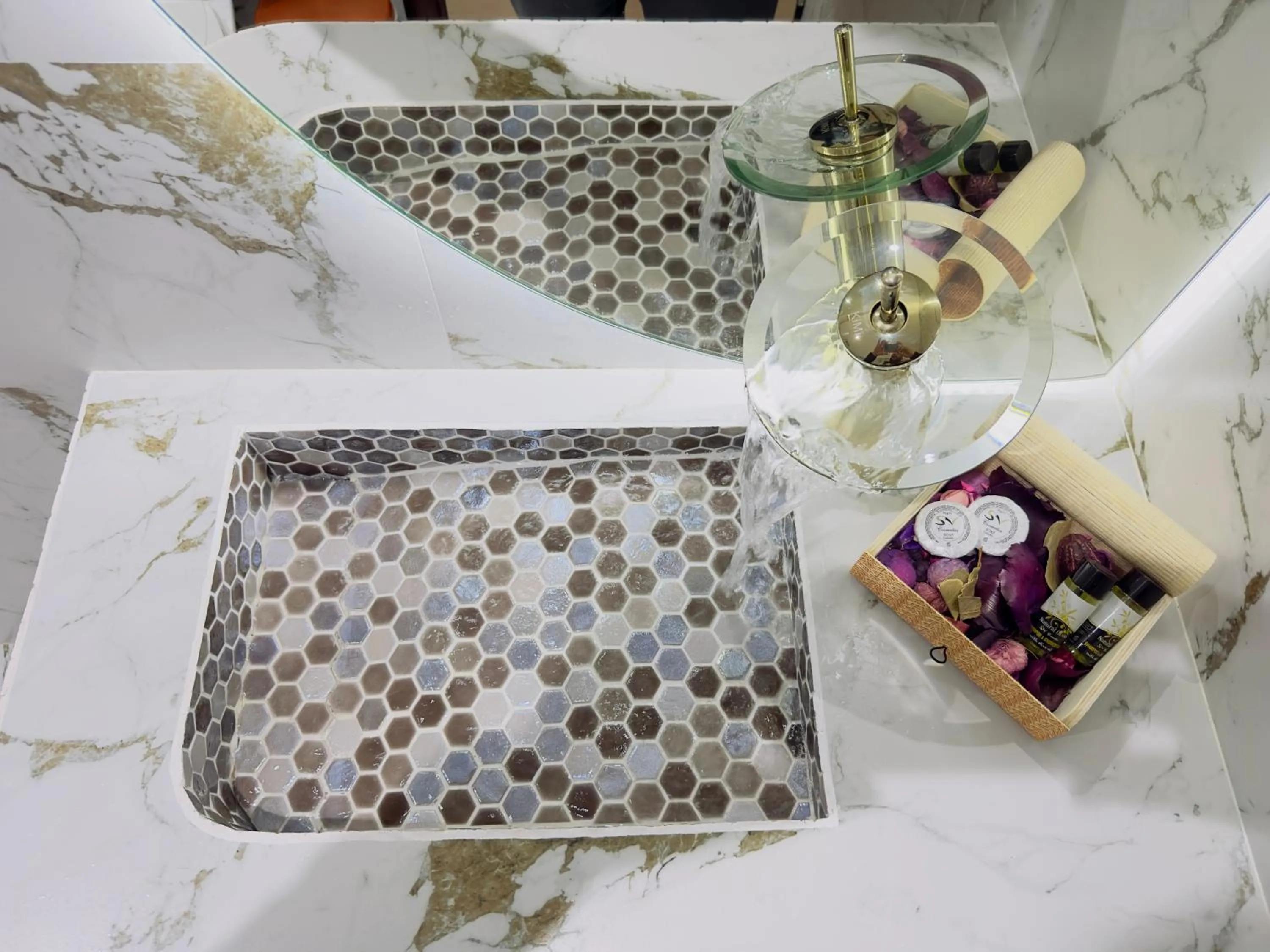 Bathroom in Nikos Apartments Corfu